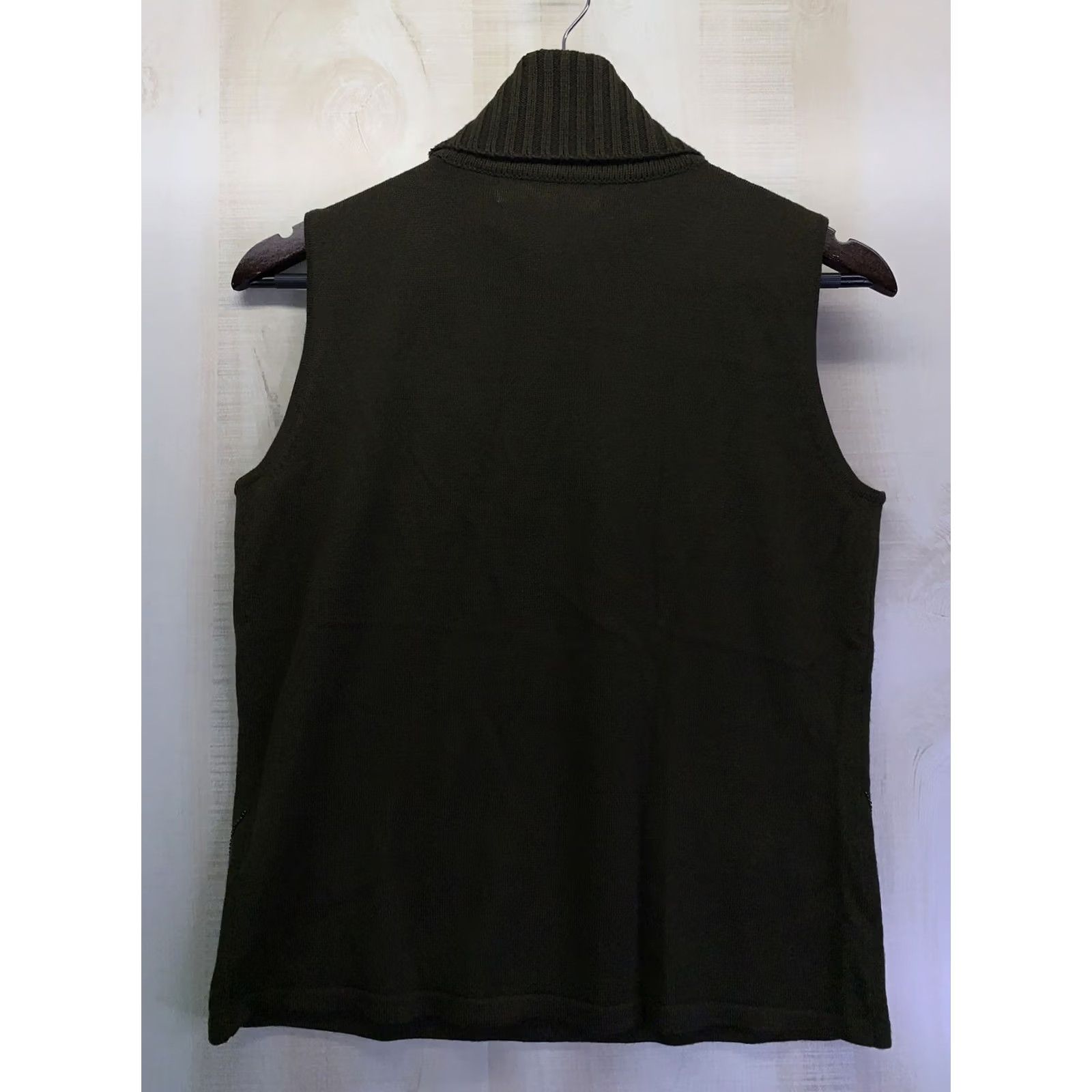 Jones New York Jones New York 100% Merino Wool Beaded Cowl Neck Sweater Tank-4648 Z Size M / US 6-8 / IT 42-44 - 5 Thumbnail