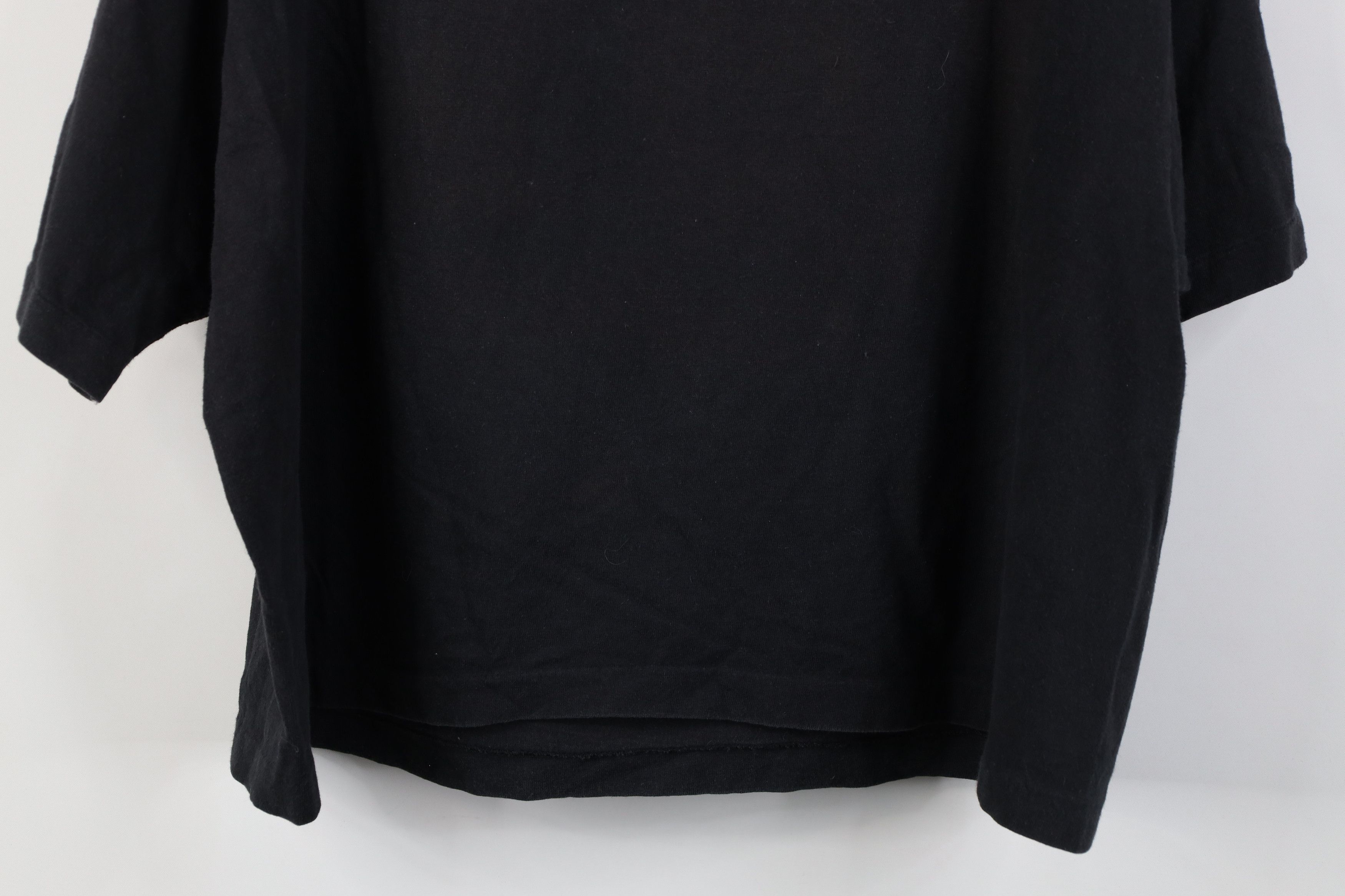 Guess Vintage 80s Guess Cropped Babydoll T-Shirt Black USA Size ONE SIZE - 14 Thumbnail