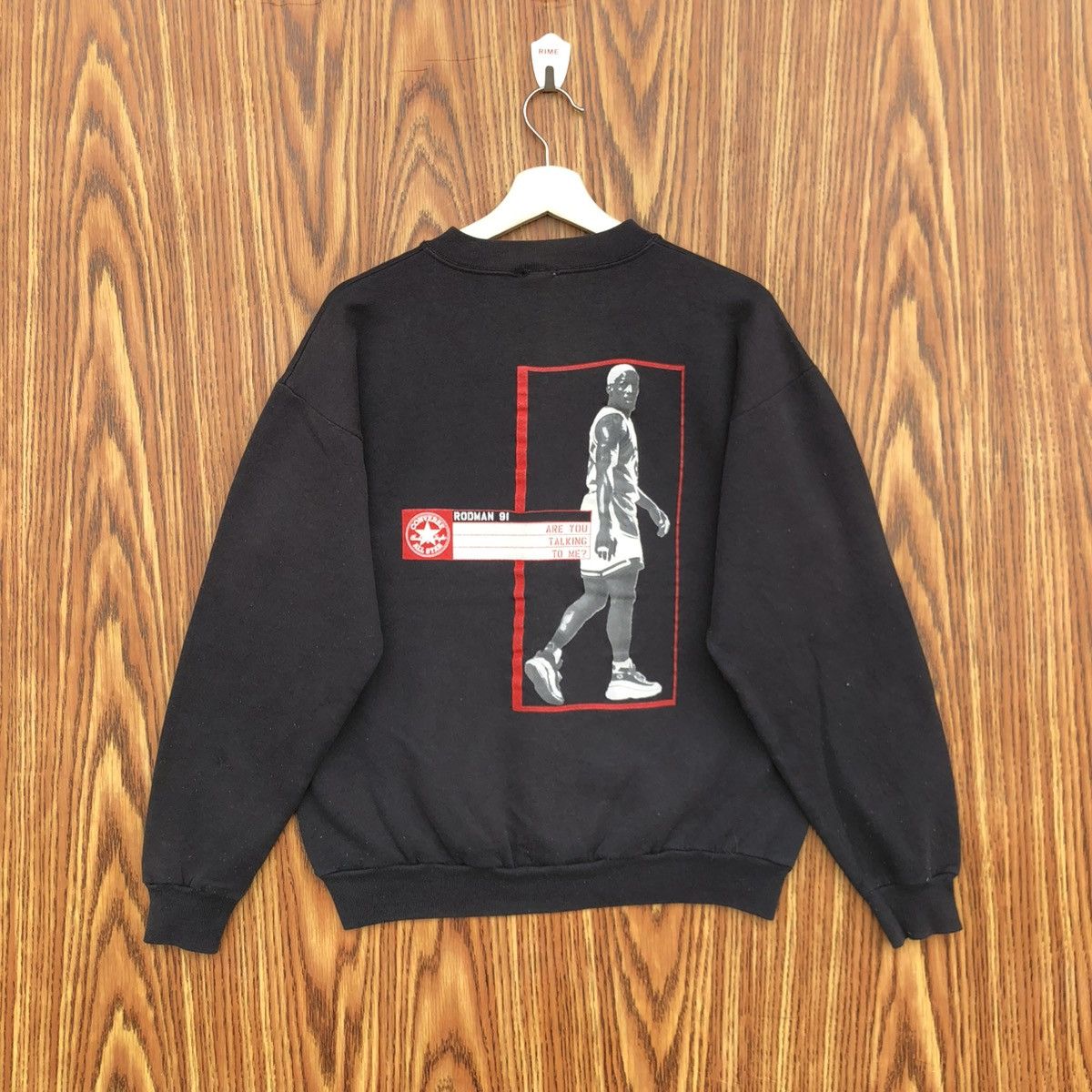 NBA Vintage 90s Converse Promo Dennis Rodman Sweatshirt Size US M / EU 48-50 / 2 - 1 Thumbnail