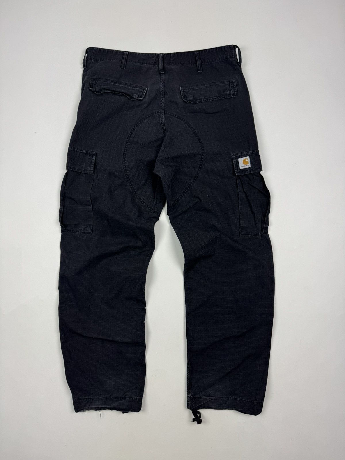 Carhartt Faded Carhartt Regular Cargo Black Pants Size US 34 / EU 50 - 14 Thumbnail