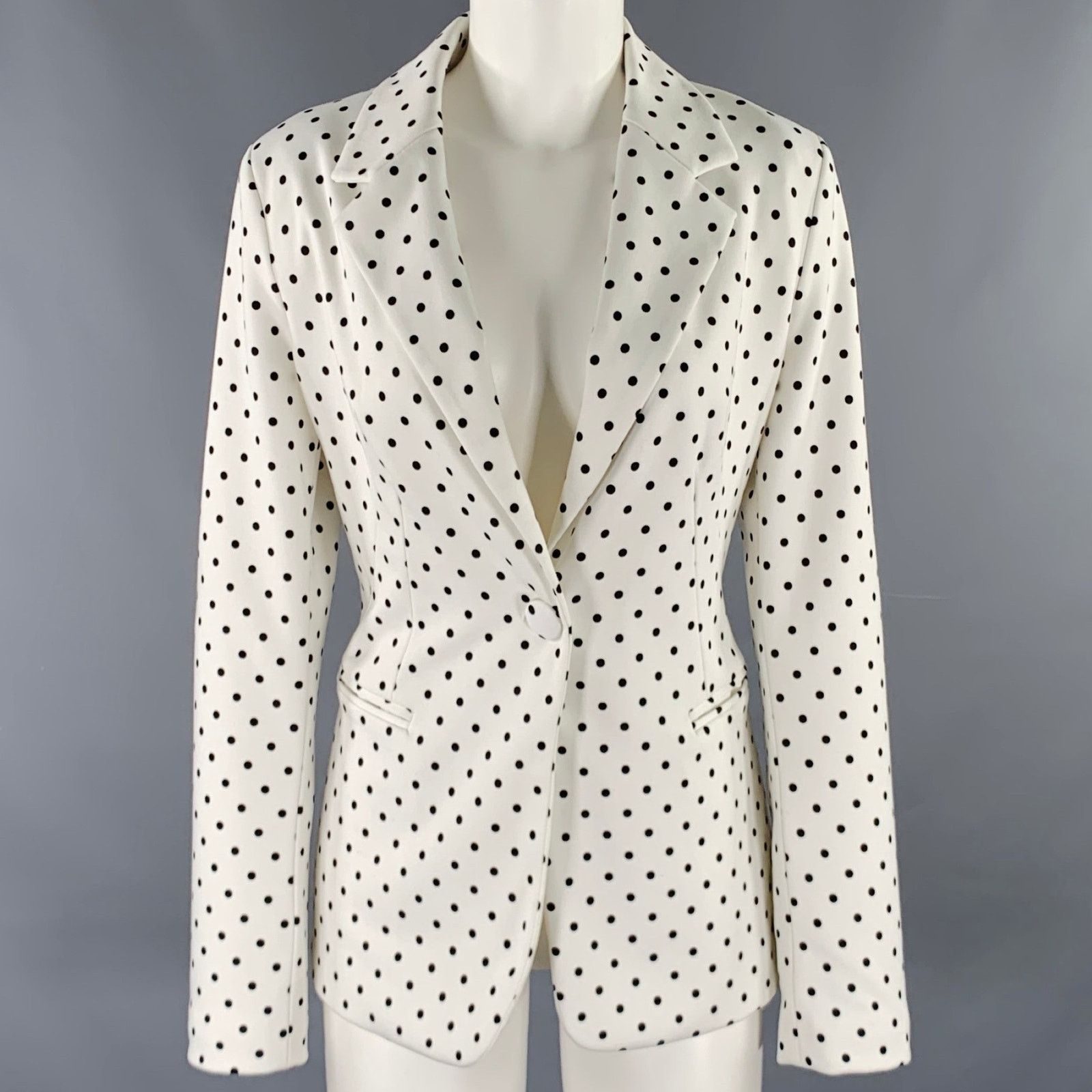 Other TWINSET ACTITUDE Size S White Black Polyester Blend Blazer Size S / US 4 / IT 40 - 1 Thumbnail