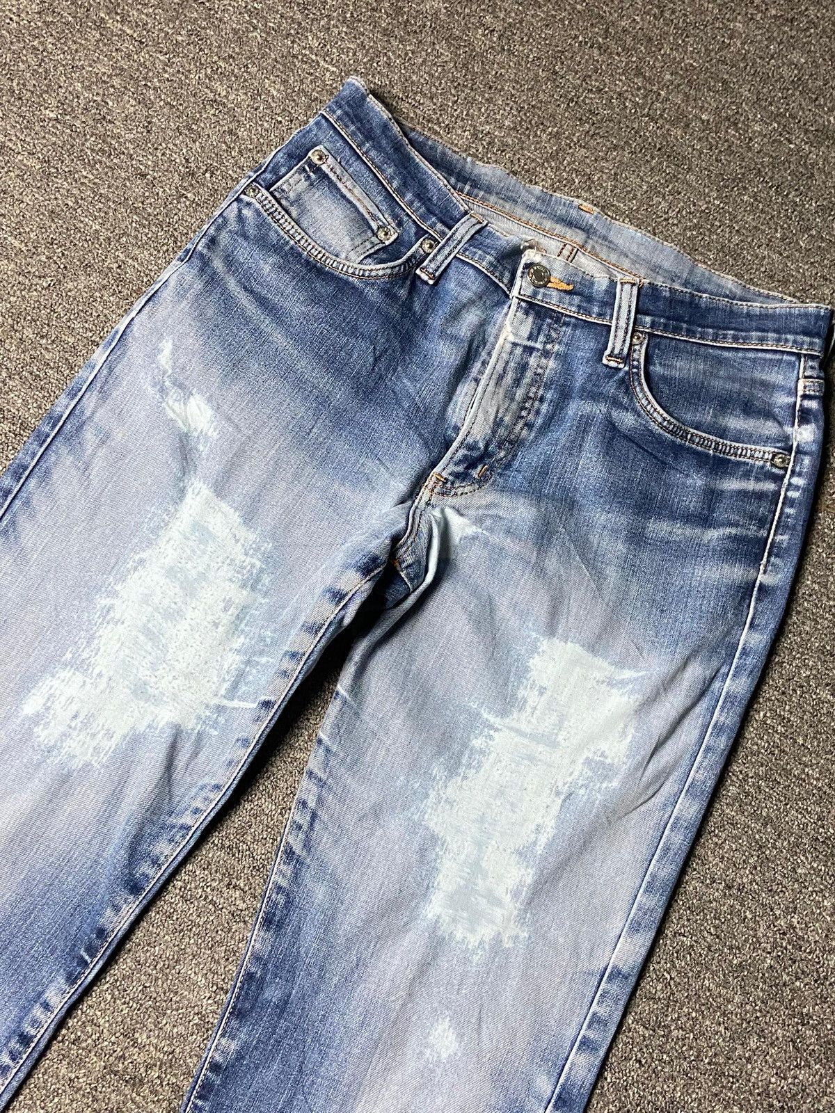 Edwin Edwin 602 Distressed Denim Jeans (162) Size US 31 - 9 Thumbnail
