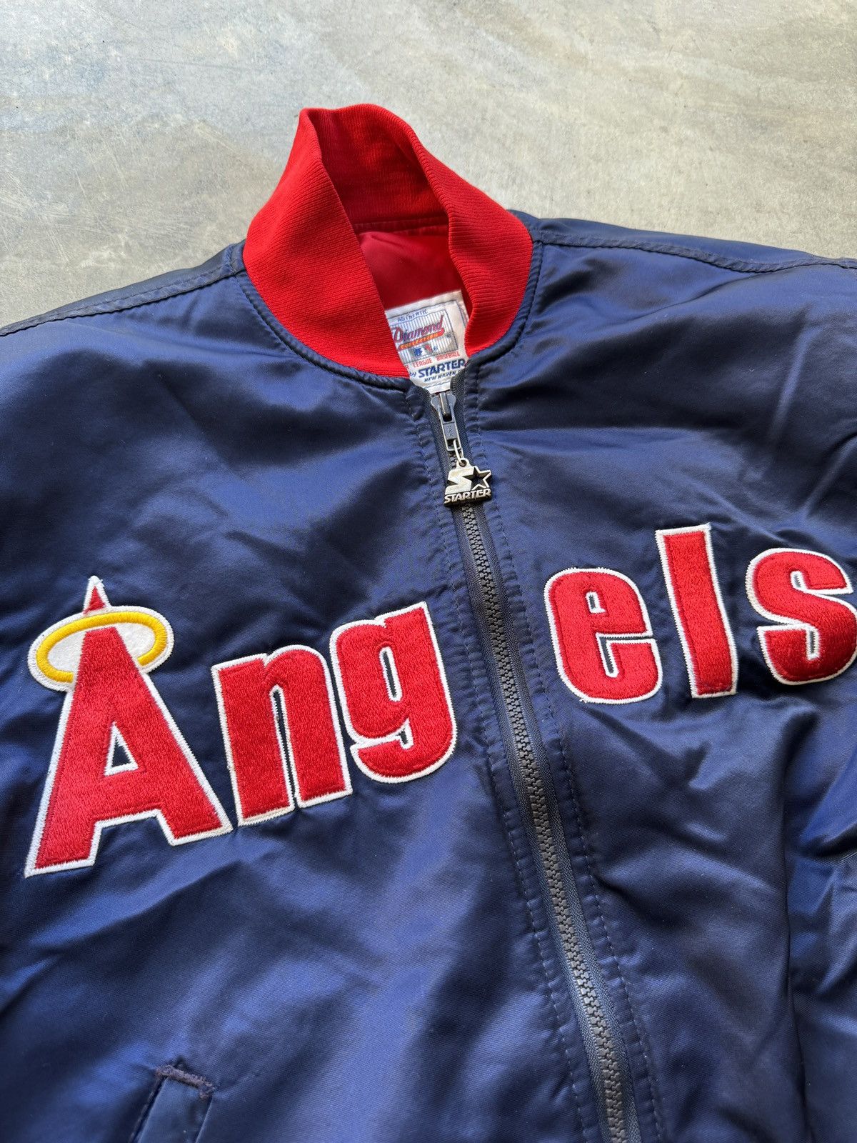 Starter Vintage 80s MLB California Angels Starter Jacket Size US L / EU 52-54 / 3 - 2 Thumbnail