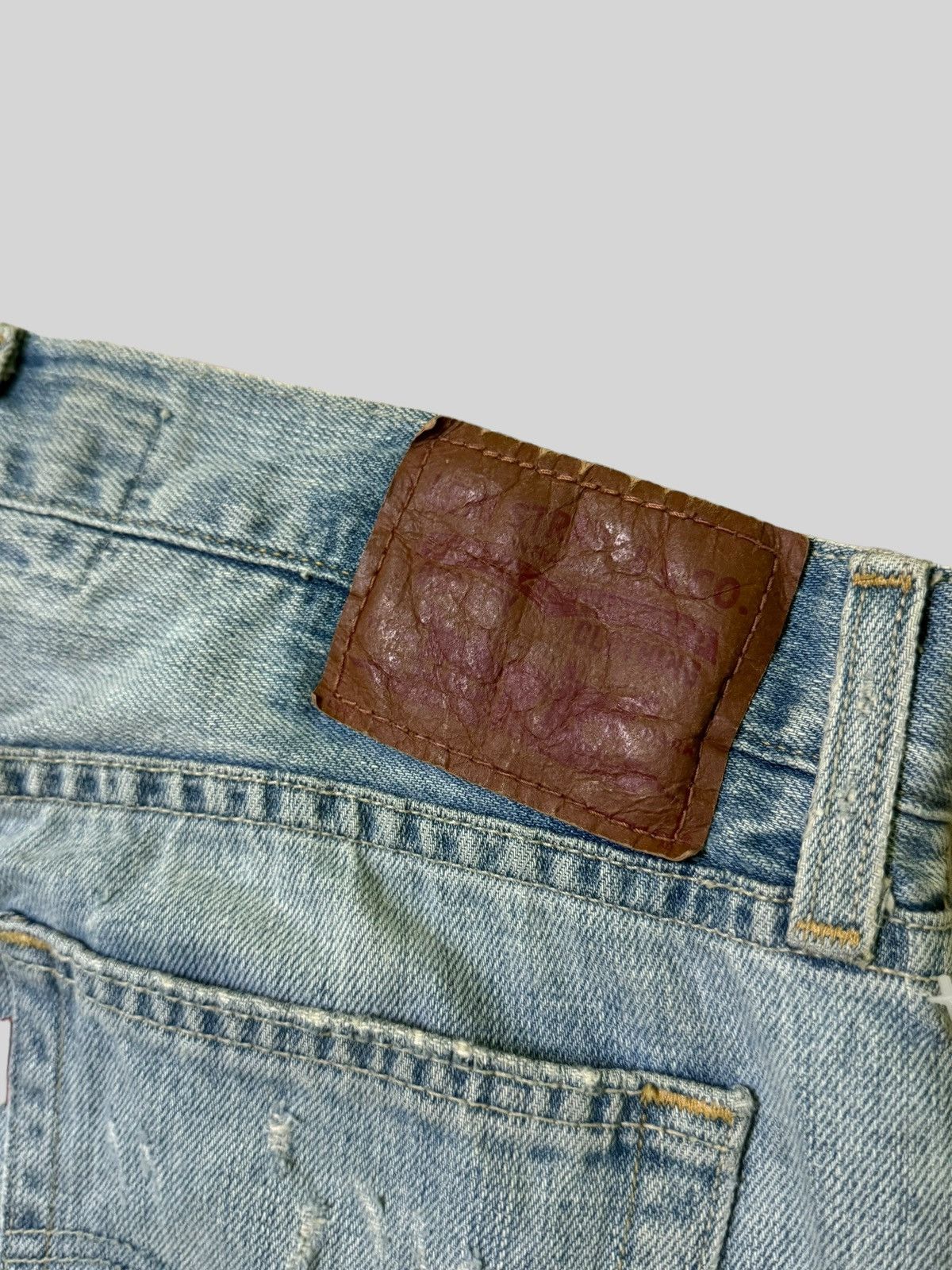 Levi's × Levi's Vintage Clothing × Vintage Vintage Levi's 527 Flared Bootcut Distressed Jeans Size US 33 - 11 Thumbnail