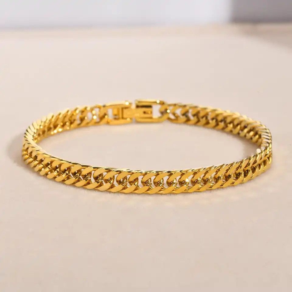 Other 5.3mm Cuban Link Chain Bracelet Size ONE SIZE - 1 Thumbnail