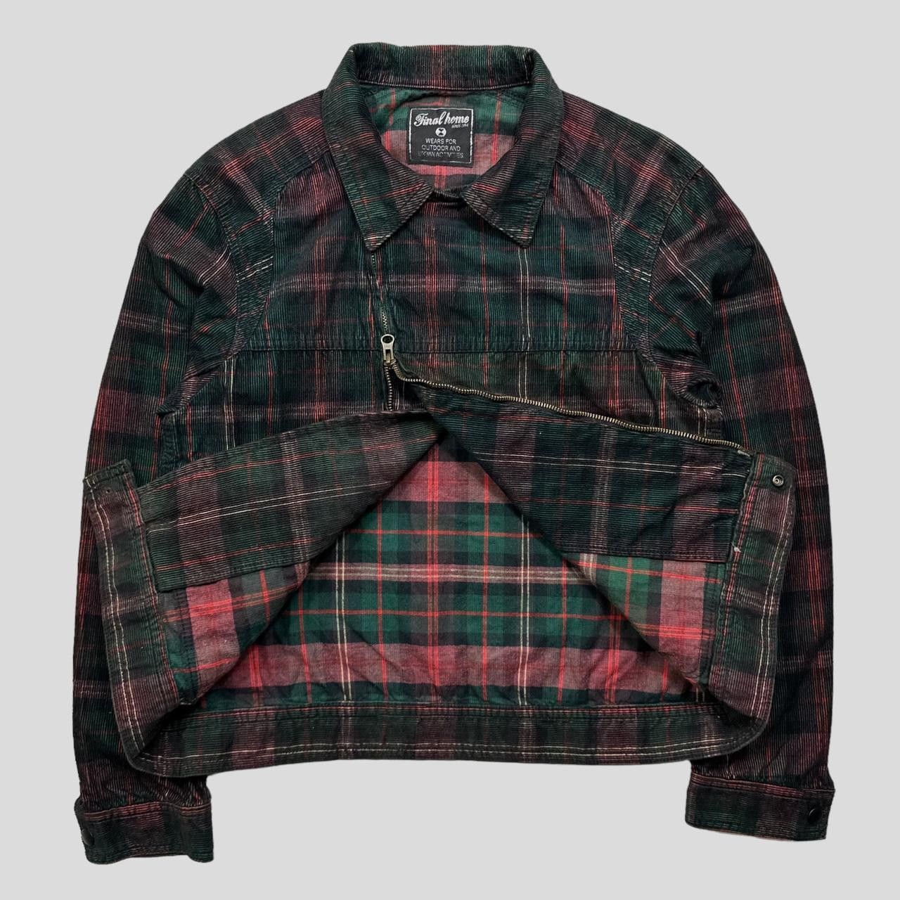 Final Home Final Home Corduroy Plaid Cropped Jacket - M (S) Size US S / EU 44-46 / 1 - 3 Thumbnail
