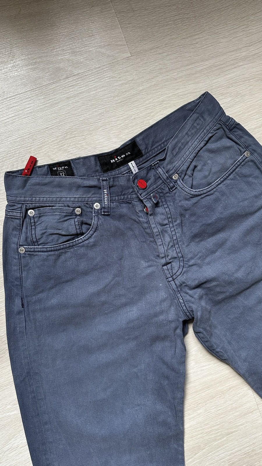 Kiton Kiton Napoli Blue/Purple Jeans 100% Cotton 28 Made in Italy Size US 28 / EU 44 - 4 Thumbnail