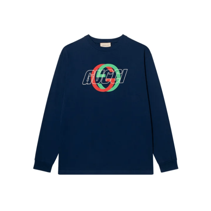 Gucci Gucci Long Sleeve T-shirt Size US M / EU 48-50 / 2 - 1 Thumbnail