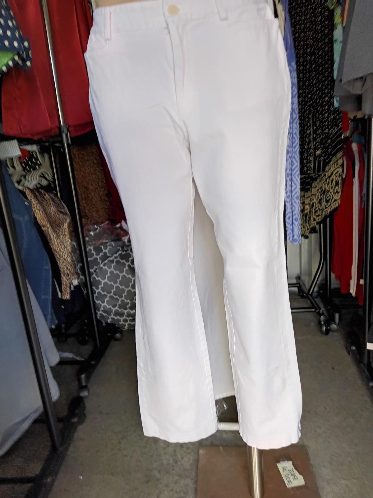 Lauren Ralph Lauren Lauren Ralph Lauren Women's White Pants Size 30" / US 8 / IT 44 - 1 Thumbnail