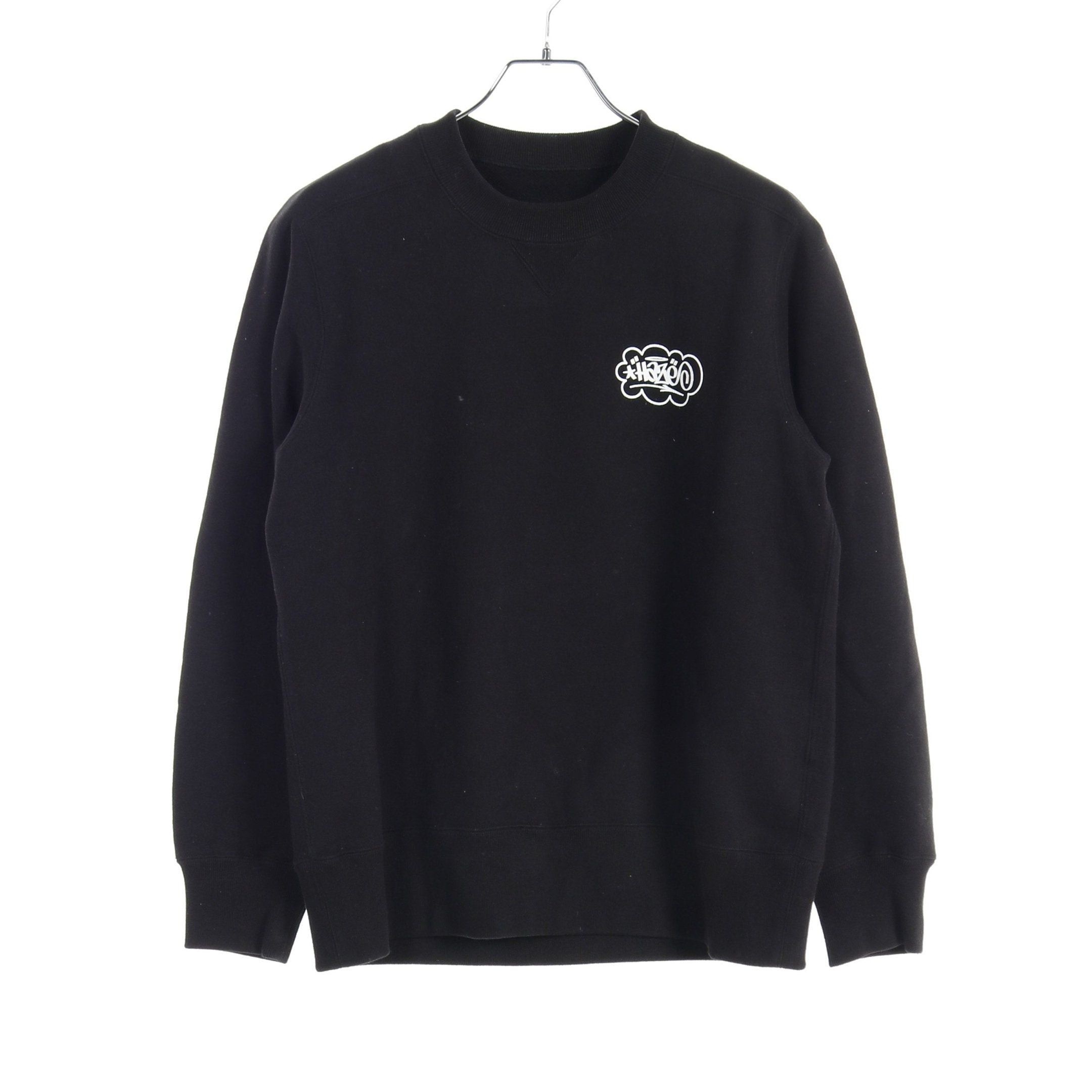 Sacai * Eric Haze ONEKINDWORD． Pullover Sweatshirt Cotton Black