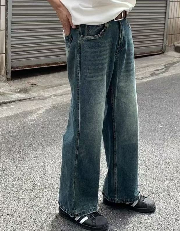 Japanese Brand × Jean American street style washed distressed jeans Size US 32 / EU 48 - 2 Thumbnail