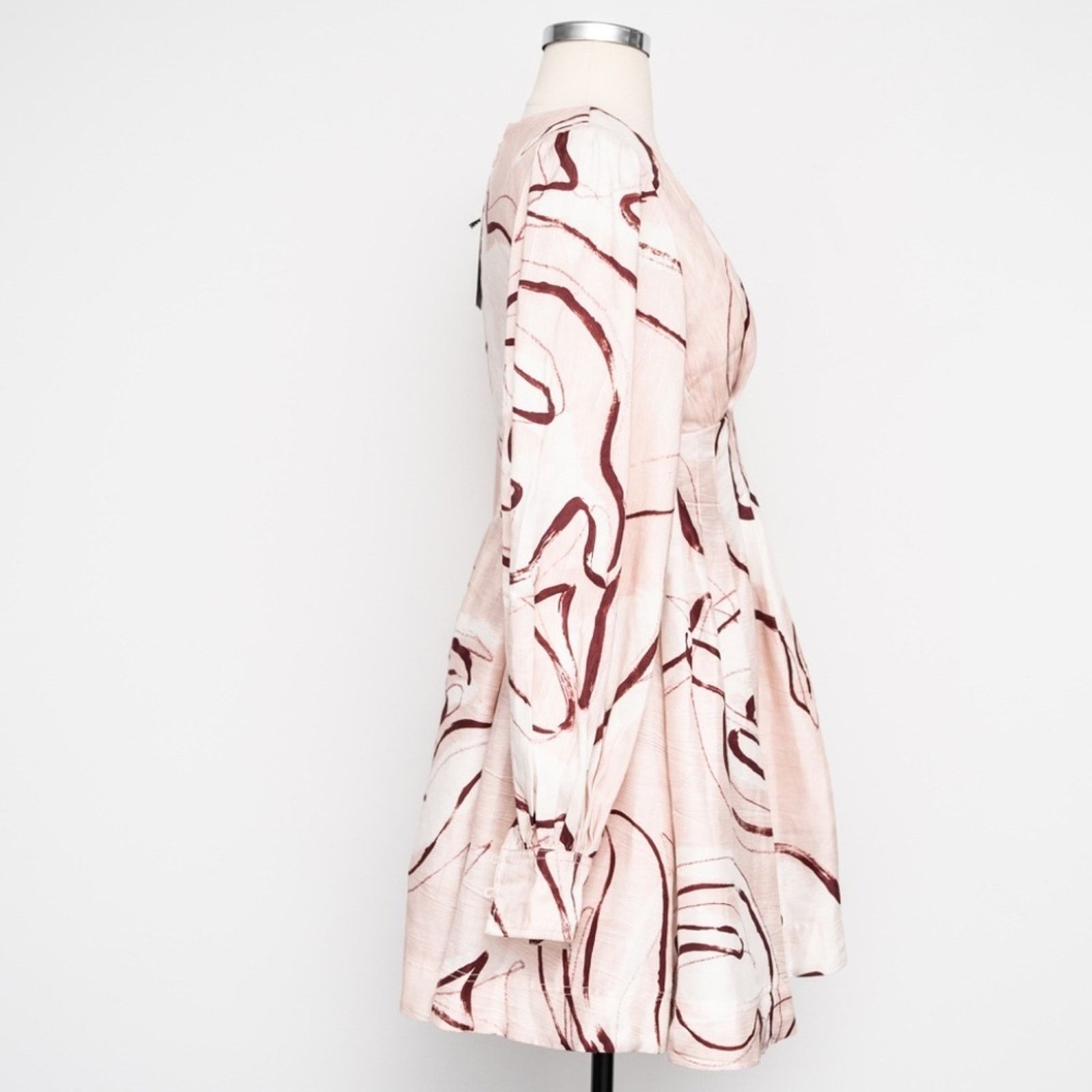 Aje Aje. Amelia Plunge Mini Dress. Size XS / US 0-2 / IT 36-38 - 3 Thumbnail