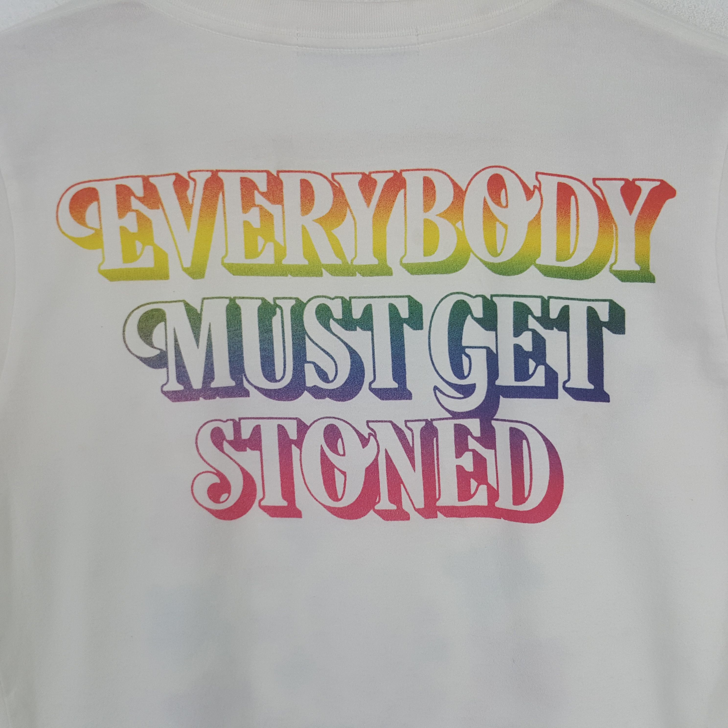 Hysteric Glamour × Japanese Brand × Vintage Vintage Hysteric Glamour Everybody Must Get Stoned Tshirt Size US XS / EU 42 / 0 - 2 Thumbnail