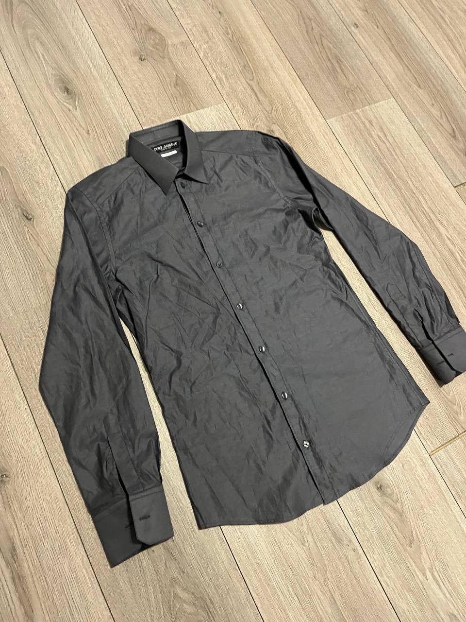 Dolce & Gabbana Lxury dolce gabbana gold shirt men 14.5 gray Size US M / EU 48-50 / 2 - 2 Thumbnail