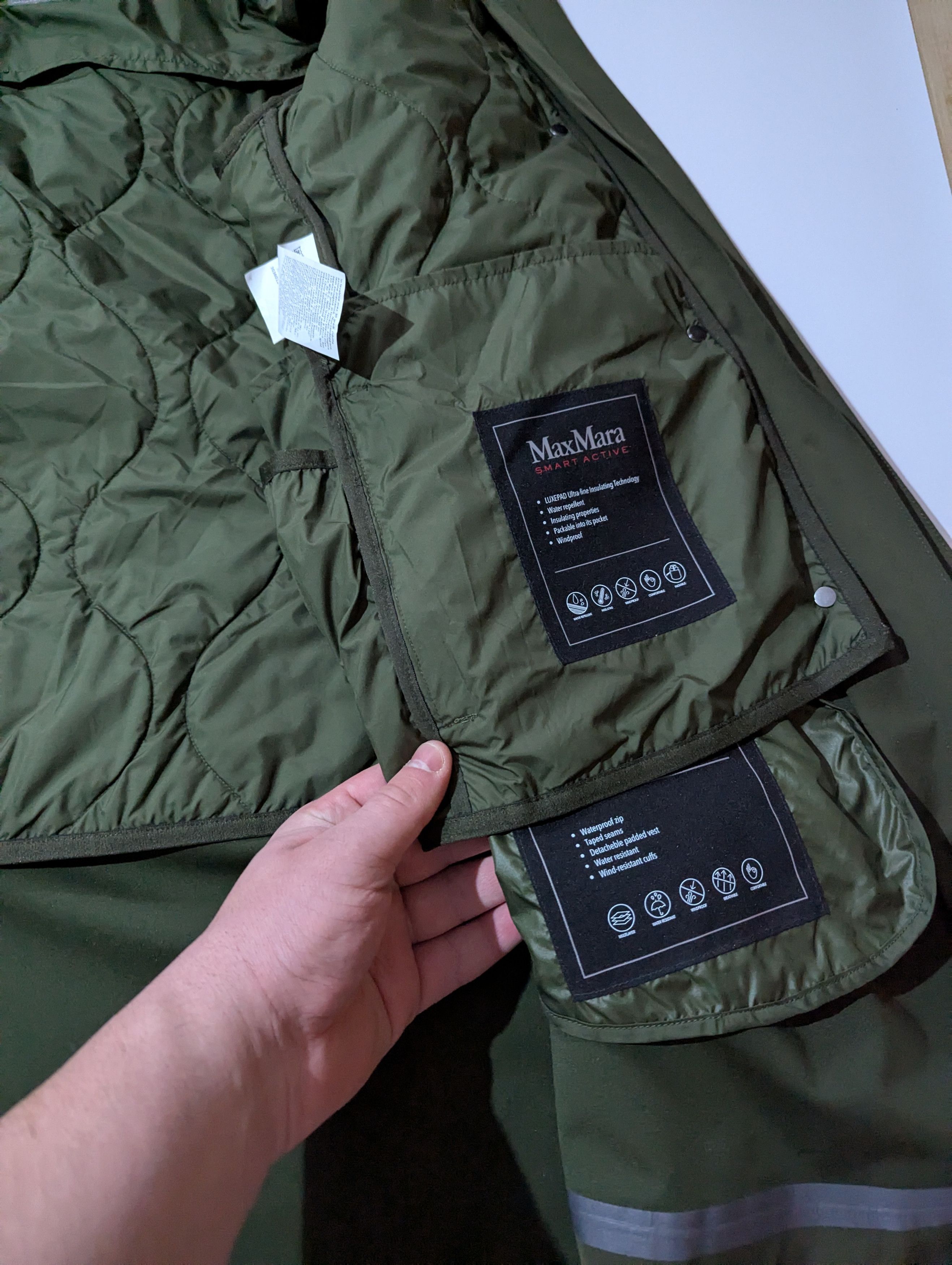 Max Mara Maxmara Leisure Jacket 2in1 BEIRUT Regular Fit Warmer Vest Size S / US 4 / IT 40 - 10 Thumbnail