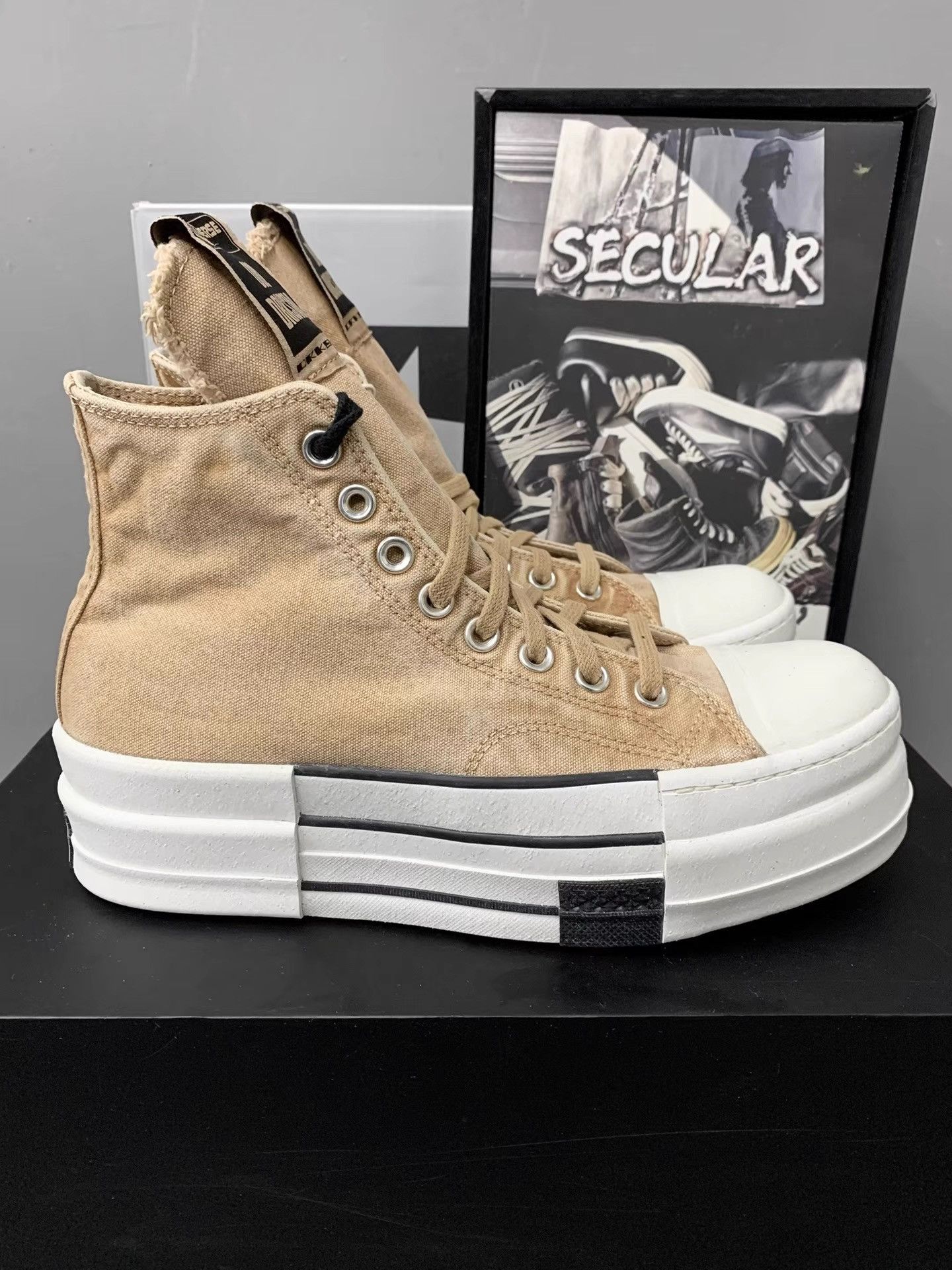 Rick Owens Rick Owens Converse Co-branded Thick Sole Converse K34 Size US 7 / EU 40 - 3 Thumbnail
