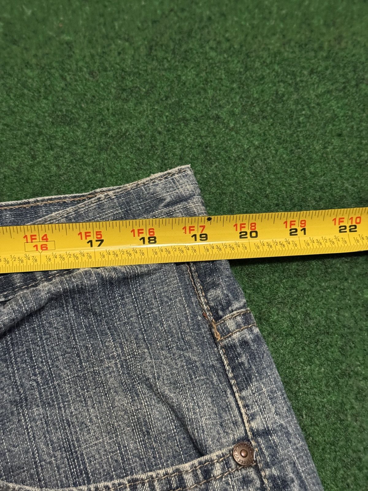 Flypaper Jeans Y2K Flypaper Baggy Jorts Hip Hop Grunge Skater Denim Shorts Size US 38 / EU 54 - 5 Thumbnail
