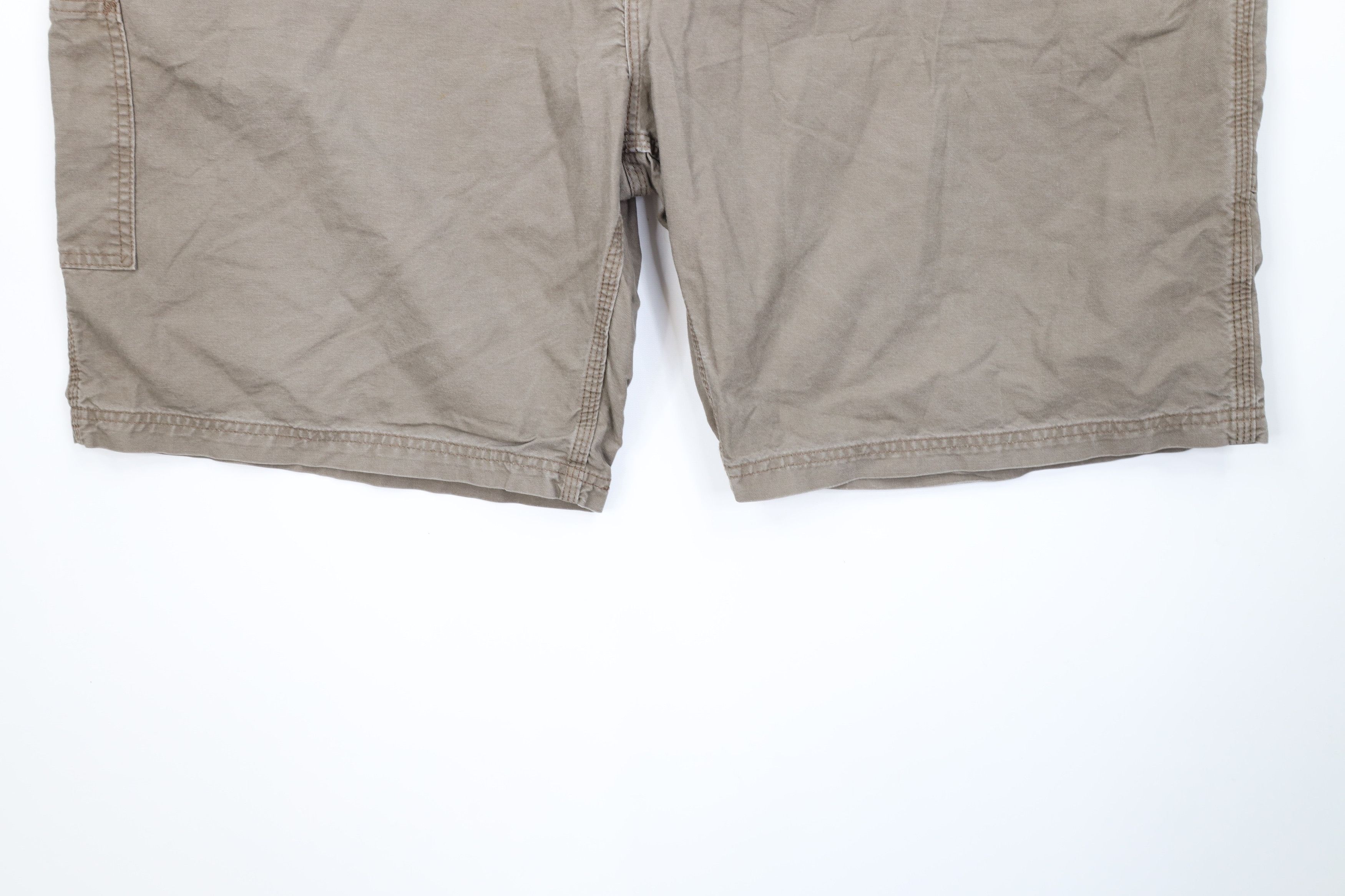 Carhartt Vintage Carhartt Relaxed Dungaree Shorts Light Brown Cotton Size US 44 / EU 60 - 4 Thumbnail