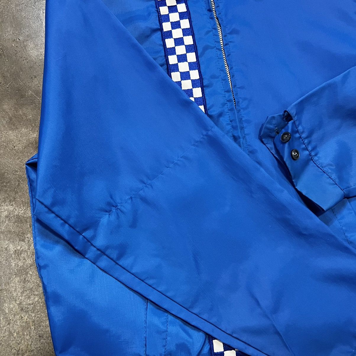 Vintage True Vintage 60s Windbreaker Jacket Racing Checkered Flag Size US M / EU 48-50 / 2 - 6 Thumbnail