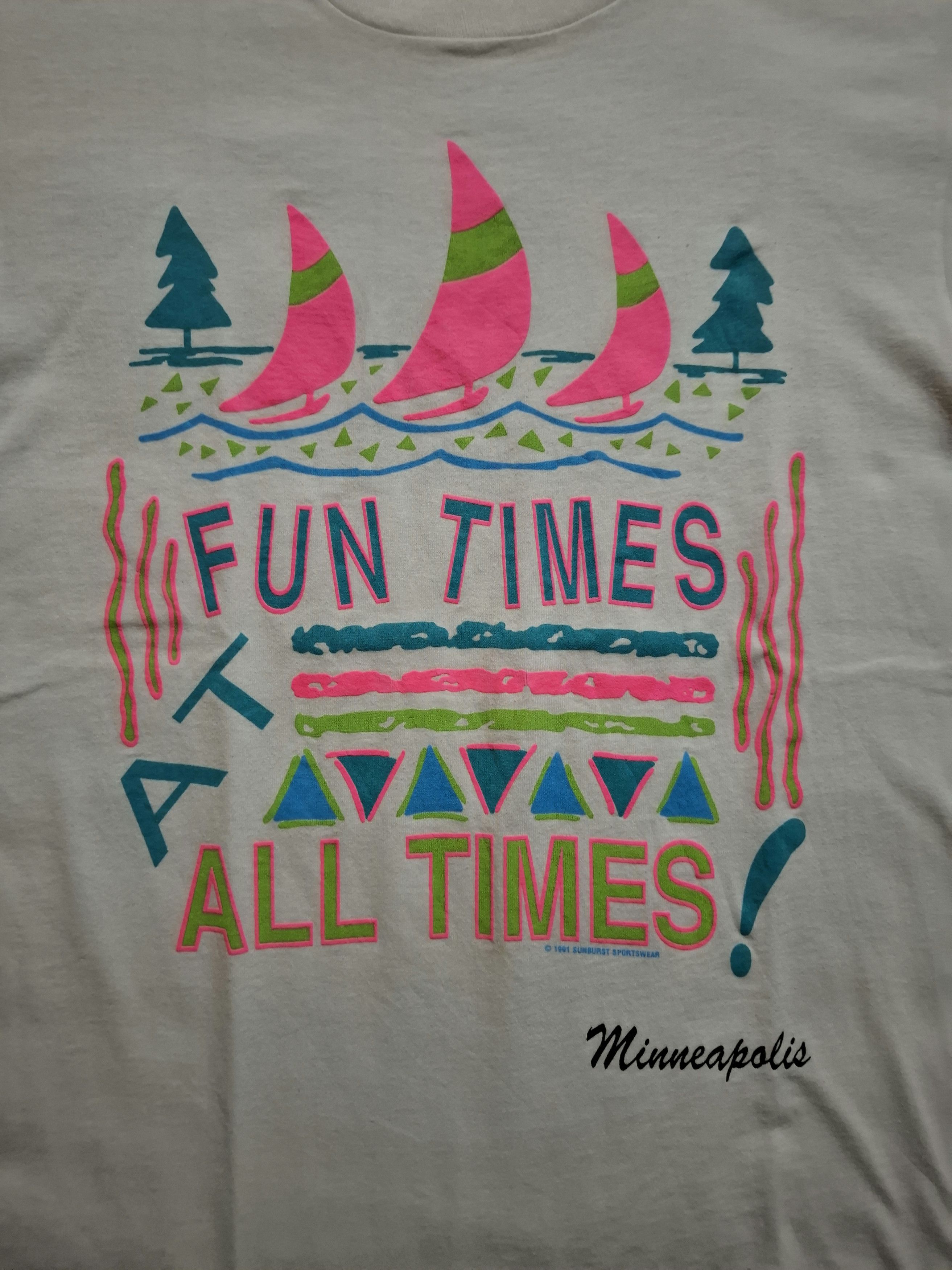 Vintage ​Vintage 1991 Screen Stars Best Single Stitch T-Shirt Size US M / EU 48-50 / 2 - 3 Thumbnail