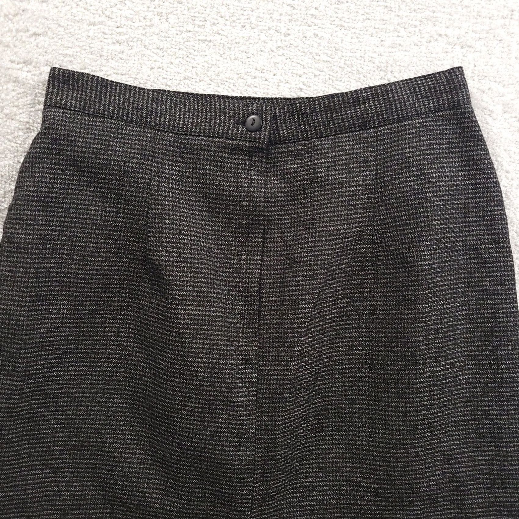 Vintage VINTAGE Columbus Circle Pencil Skirt Gray Size 12 Made In USA Women’s Zipper Knee Length Lined Size 34" / US 12 / IT 48 - 7 Thumbnail