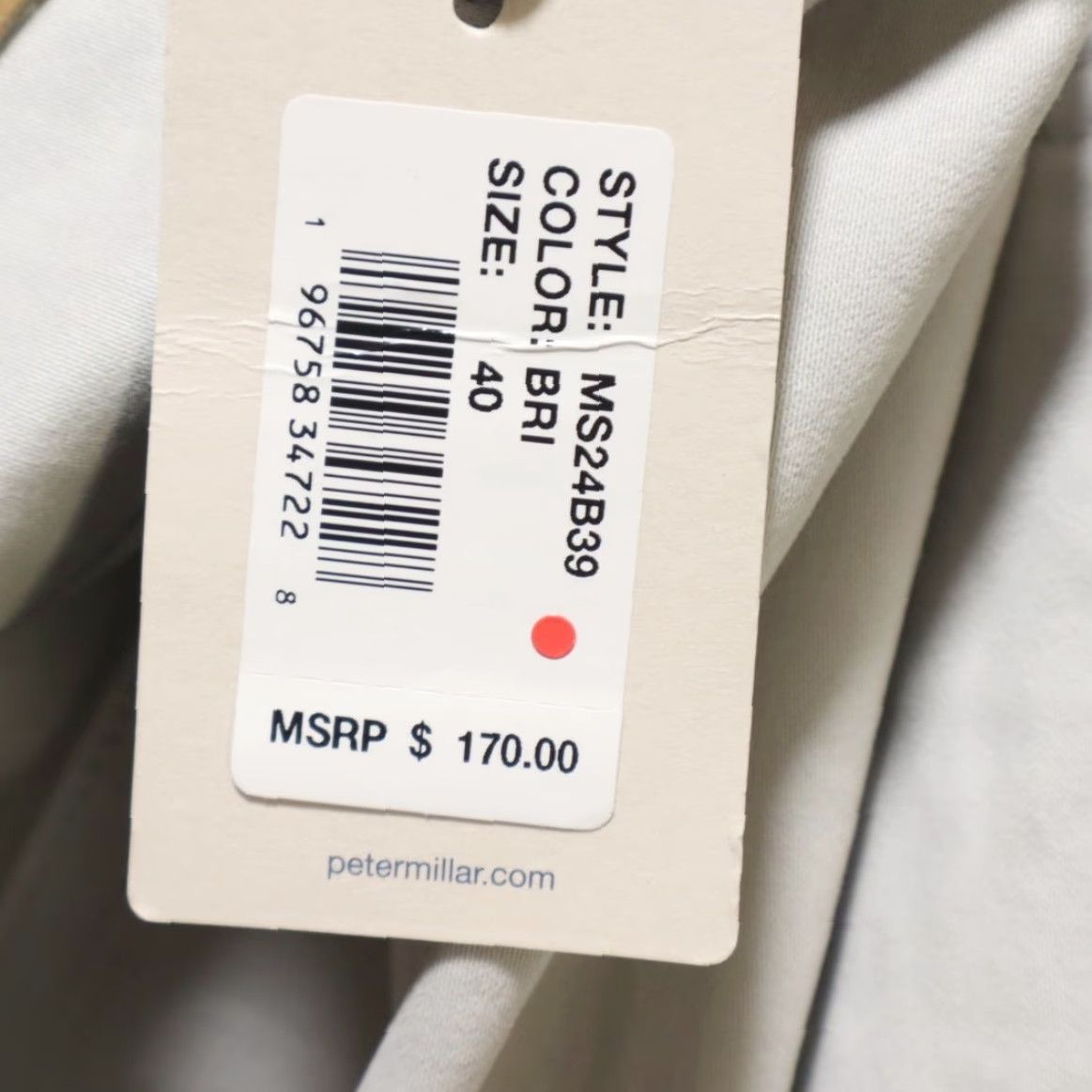 Peter Millar Peter Millar Stretch Ultimate Sateen 5 Pocket Pants Chino British Khaki Men 40 Slim Size US 40 / EU 56 - 7 Thumbnail