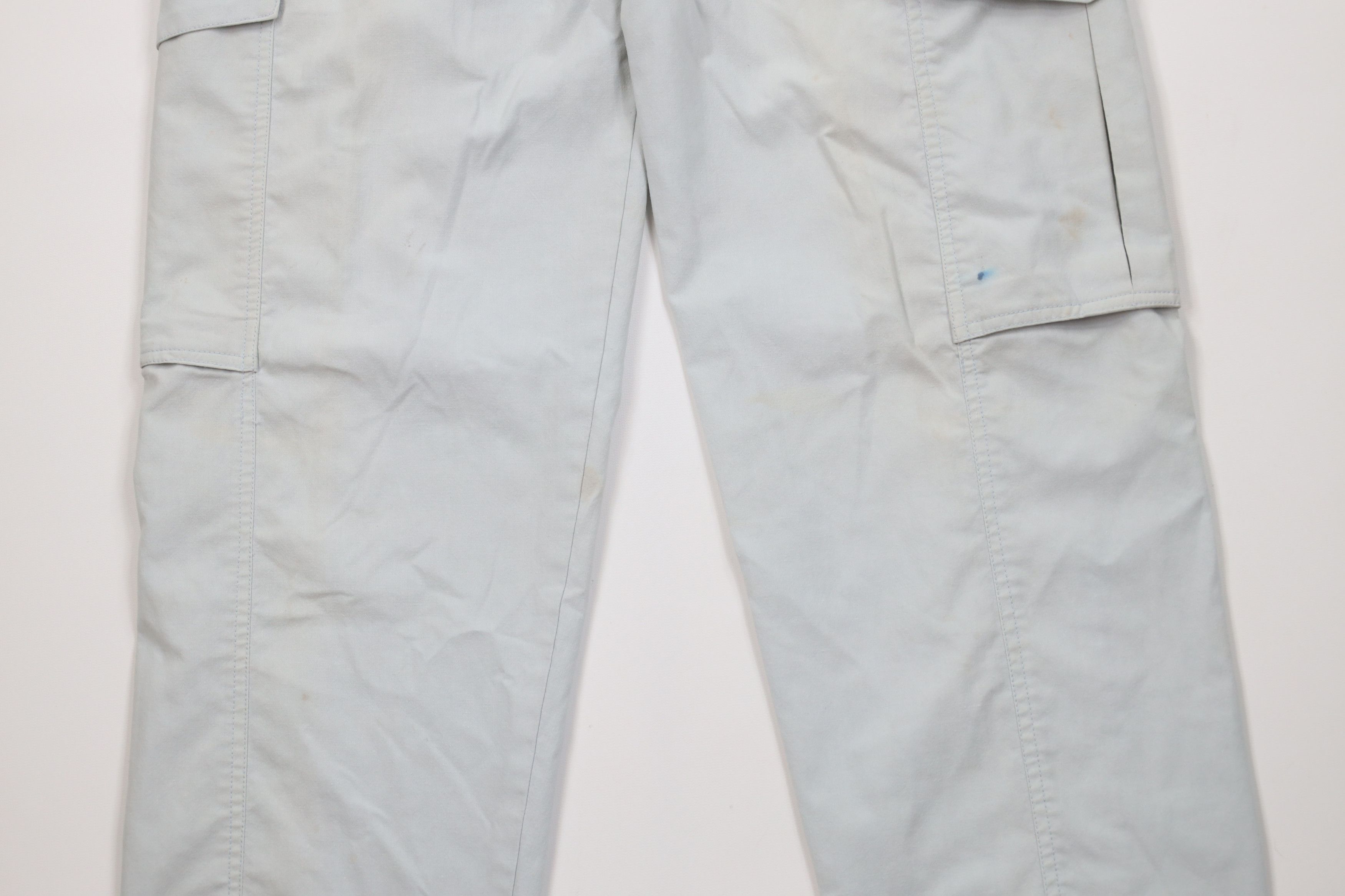 Vintage Vintage 80s 90s Streetwear Tapered Leg Cargo Pants Blue Size US 30 / EU 46 - 13 Thumbnail
