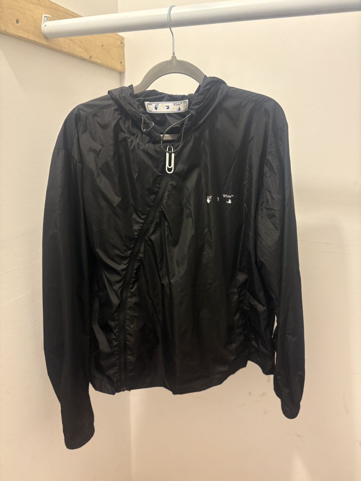 Off-White Off-White 2021 Diagonal Zip Windbreaker Size US S / EU 44-46 / 1 - 1 Thumbnail