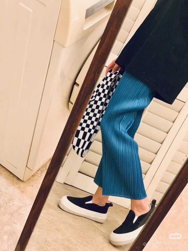 Issey Miyake issey miyake size:2 Blue capri pants 2506-Nextarrow Size 42" / US 20 - 5 Thumbnail