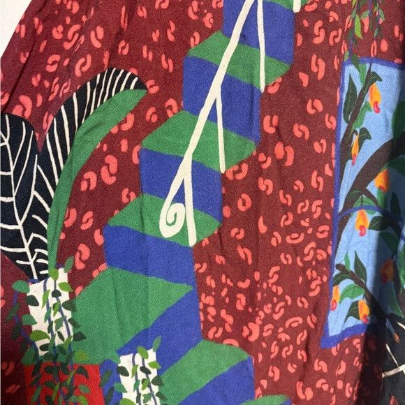 Farm Rio FARM Rio Jungle Scene Halter Maxi Dress – Size P (Small) Size S / US 4 / IT 40 - 7 Thumbnail