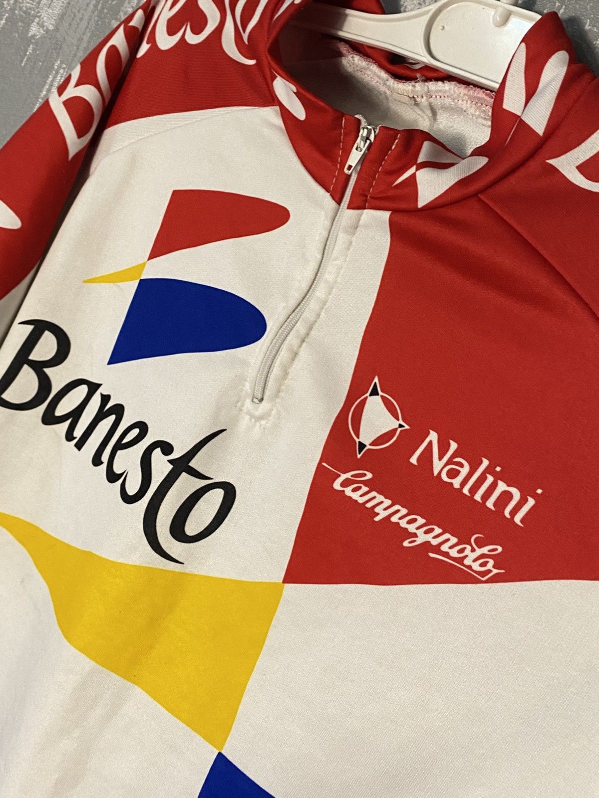 Vintage Banesto Nalini Jersey 1994 Bike Cycling Shirt Jersey 1/4 Zip Size US L / EU 52-54 / 3 - 2 Thumbnail