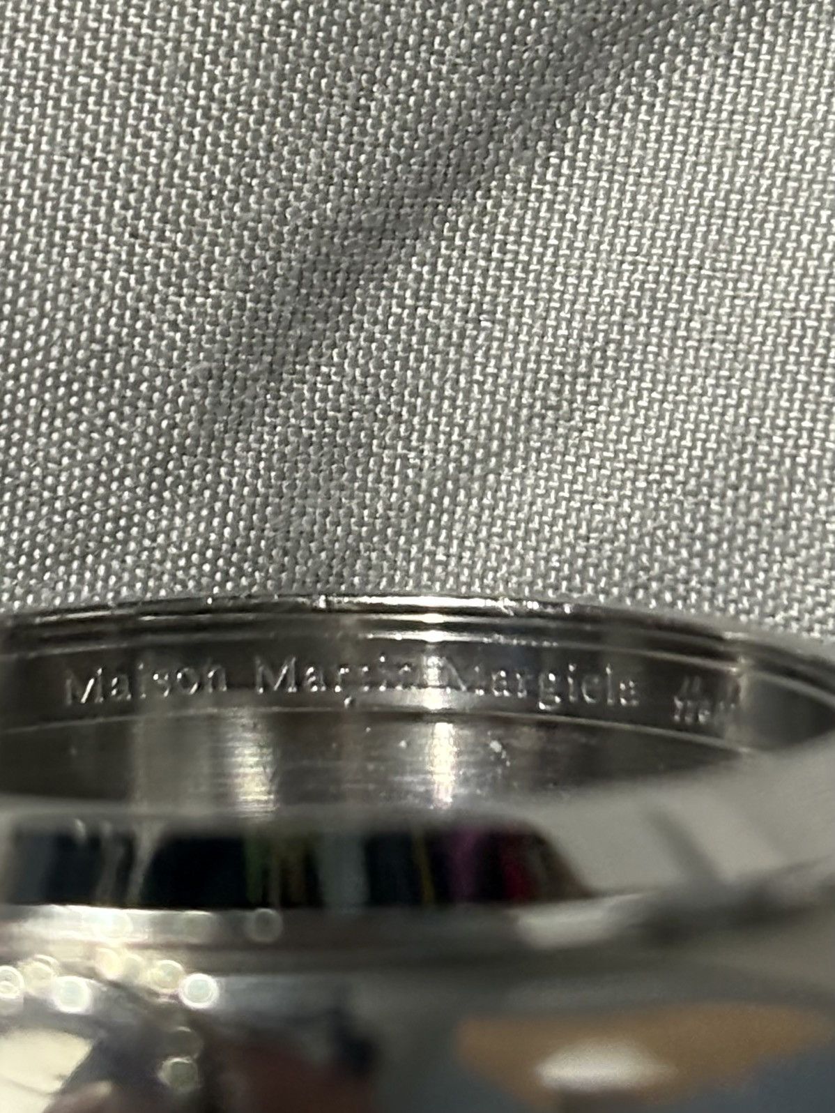 H&M × Maison Margiela Margiela x H&M Faceless Watch Belt Silver hardware bracelet Size 28 - 4 Thumbnail
