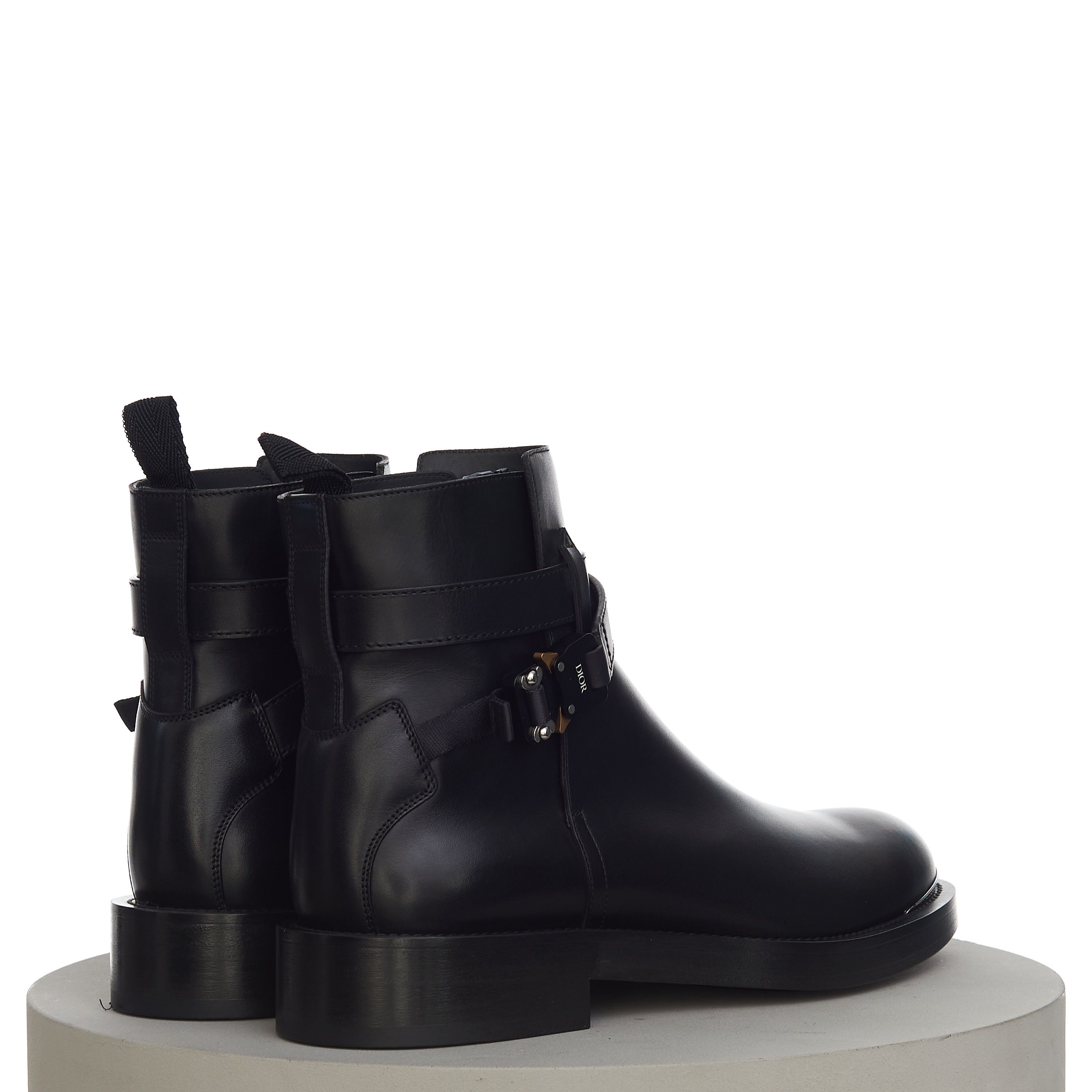 Dior Evidence Ankle Boot In Black Smooth Calfskin Size US 7.5 / EU 40-41 - 8 Thumbnail