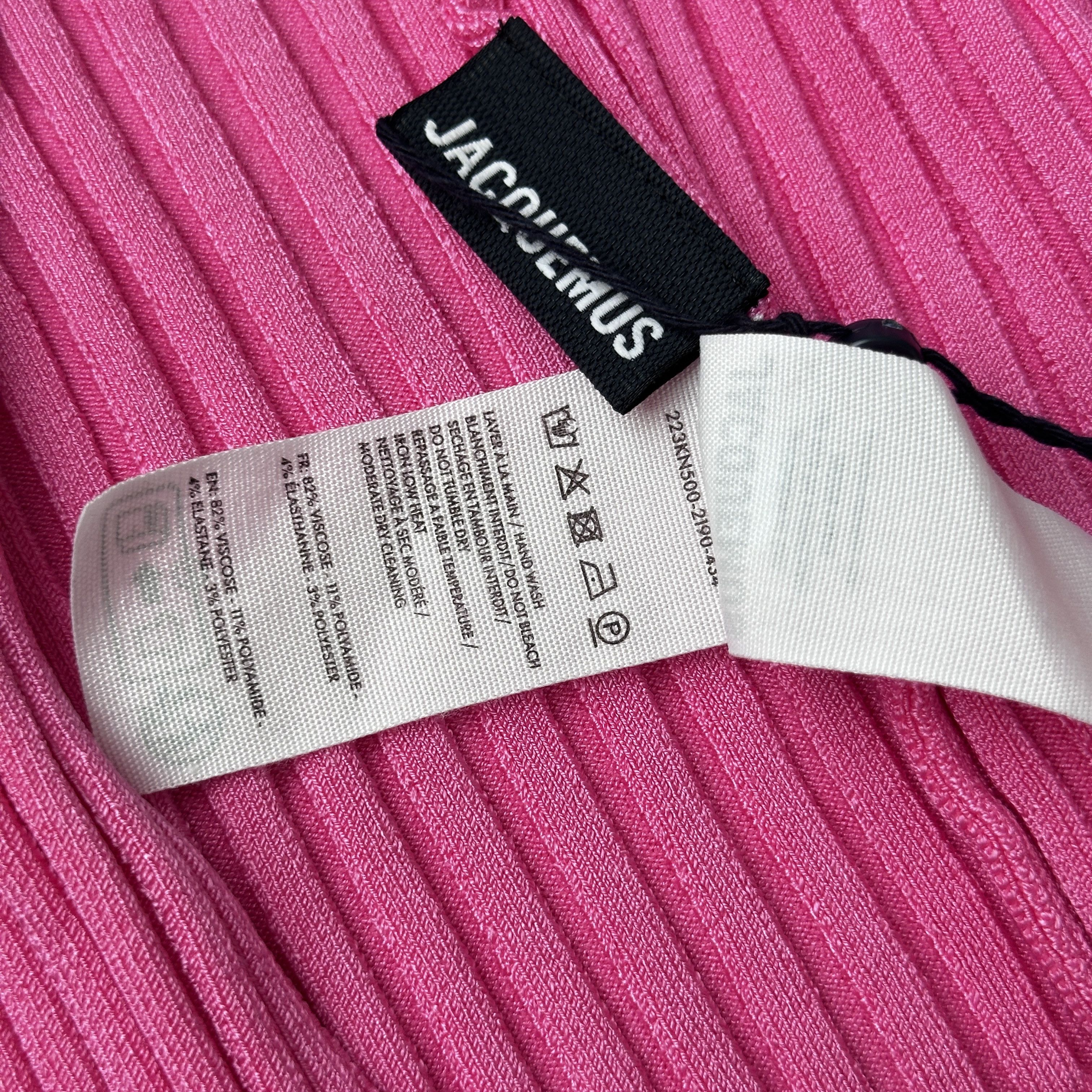 Jacquemus Jacquemus Logo Plaque Long-Sleeved Cardigan Size XS / US 0-2 / IT 36-38 - 7 Thumbnail