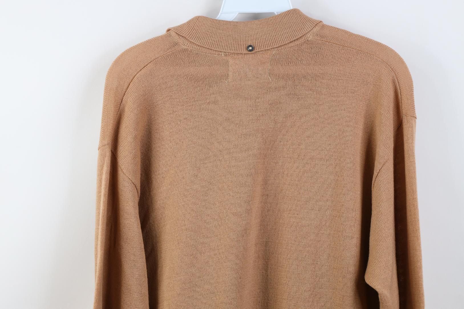Vintage Vintage 60s Streetwear Knit Collared Long Sleeve Polo USA Size US L / EU 52-54 / 3 - 11 Thumbnail