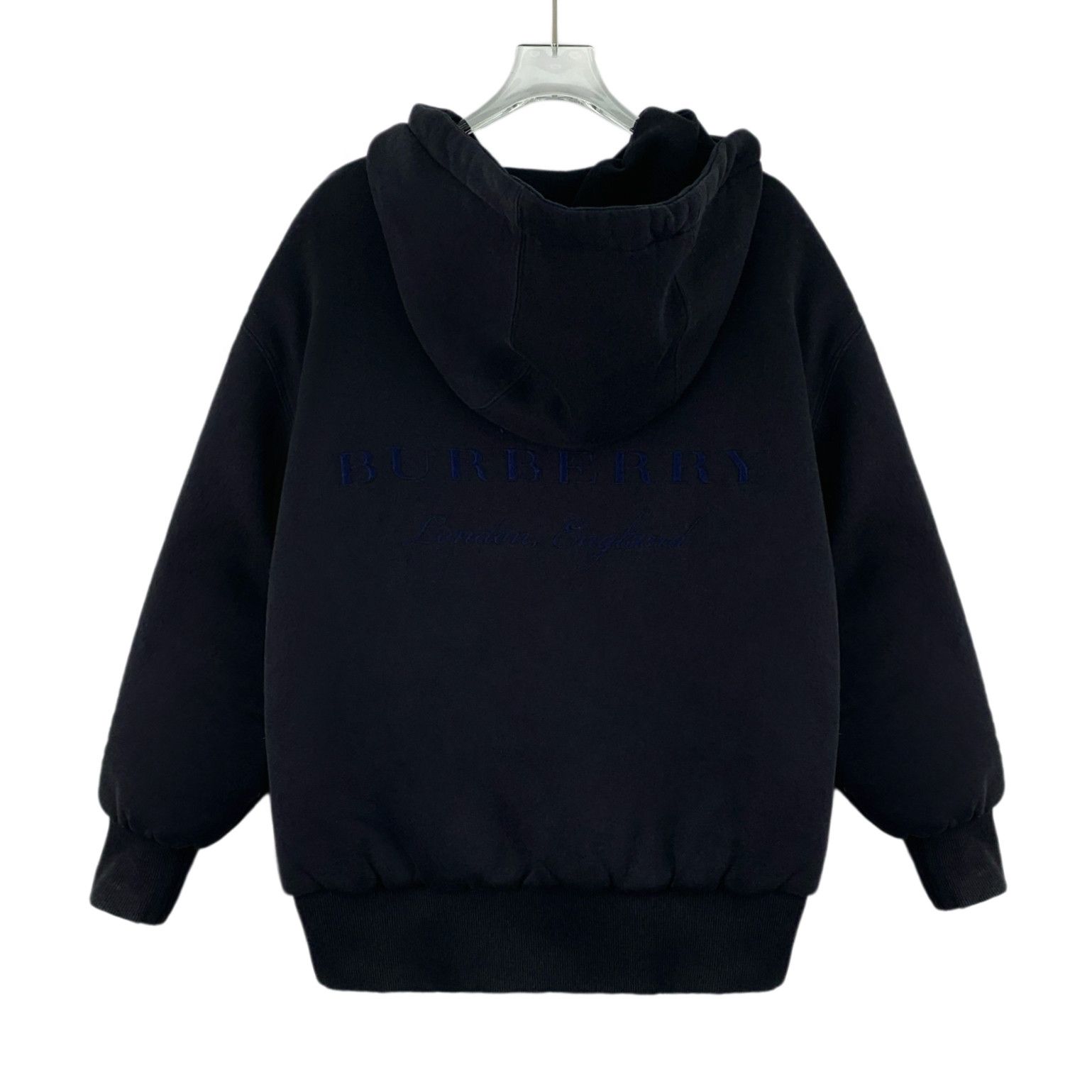 Burberry Burberry Reversible Hooded Cotton Jacket Black (S) Size US S / EU 44-46 / 1 - 1 Thumbnail
