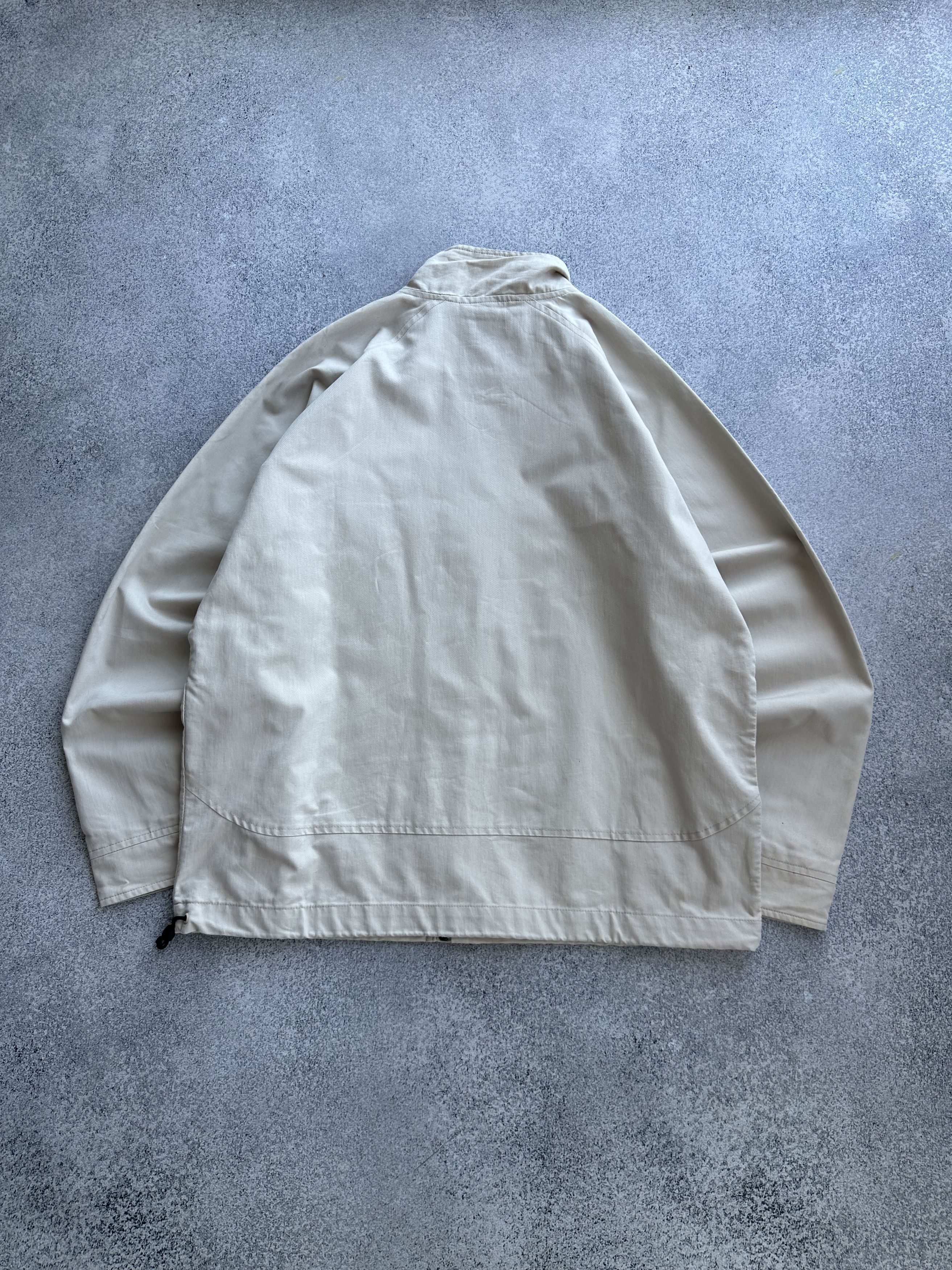 Nike × Vintage Nike Beige Vintage Heavy Cotton Classic Jacket Size US M / EU 48-50 / 2 - 10 Thumbnail