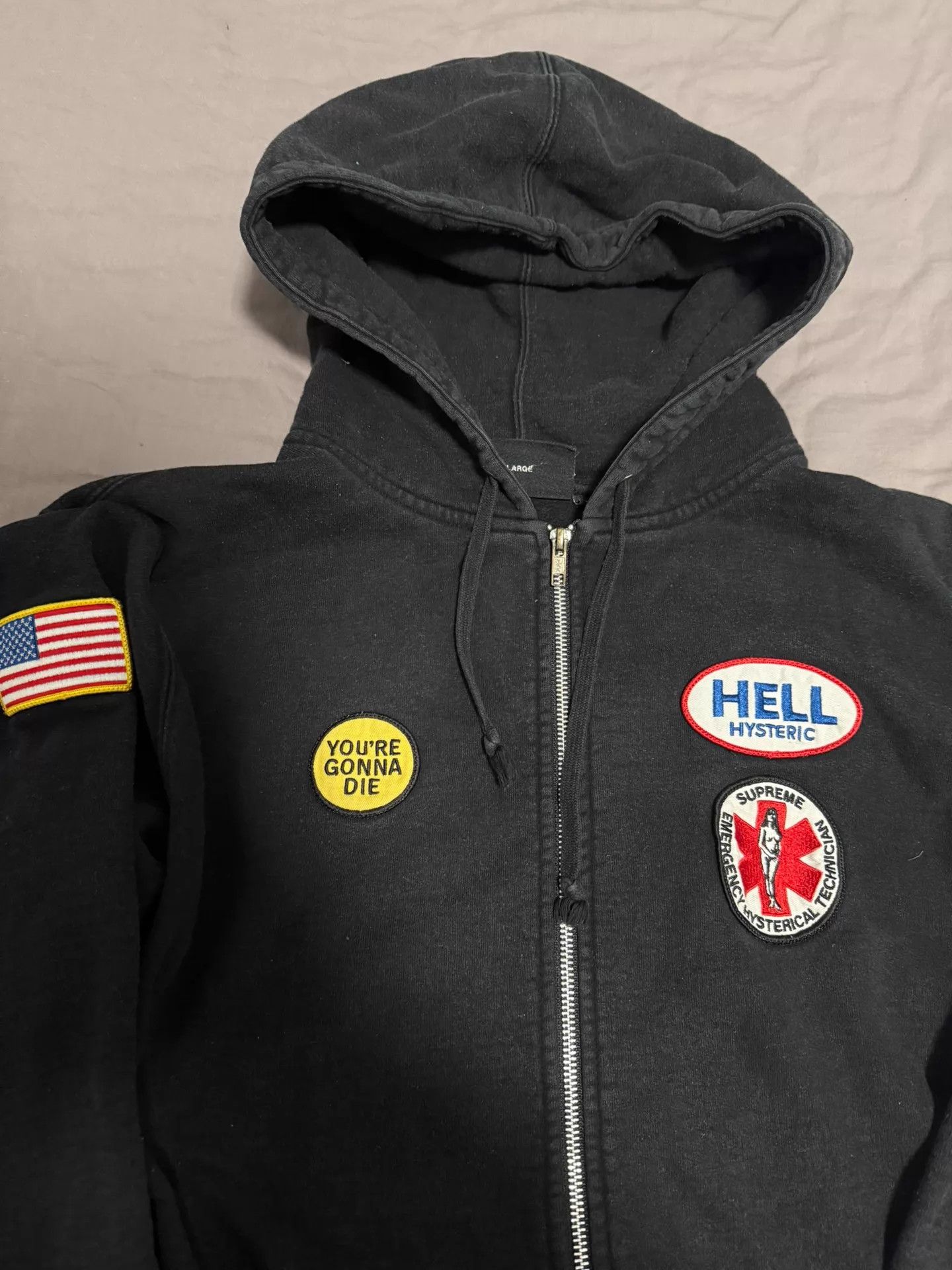 Supreme Supreme Hysteric Glamour Patches Zip Up Hoodie L/Fair Size US L / EU 52-54 / 3 - 2 Thumbnail
