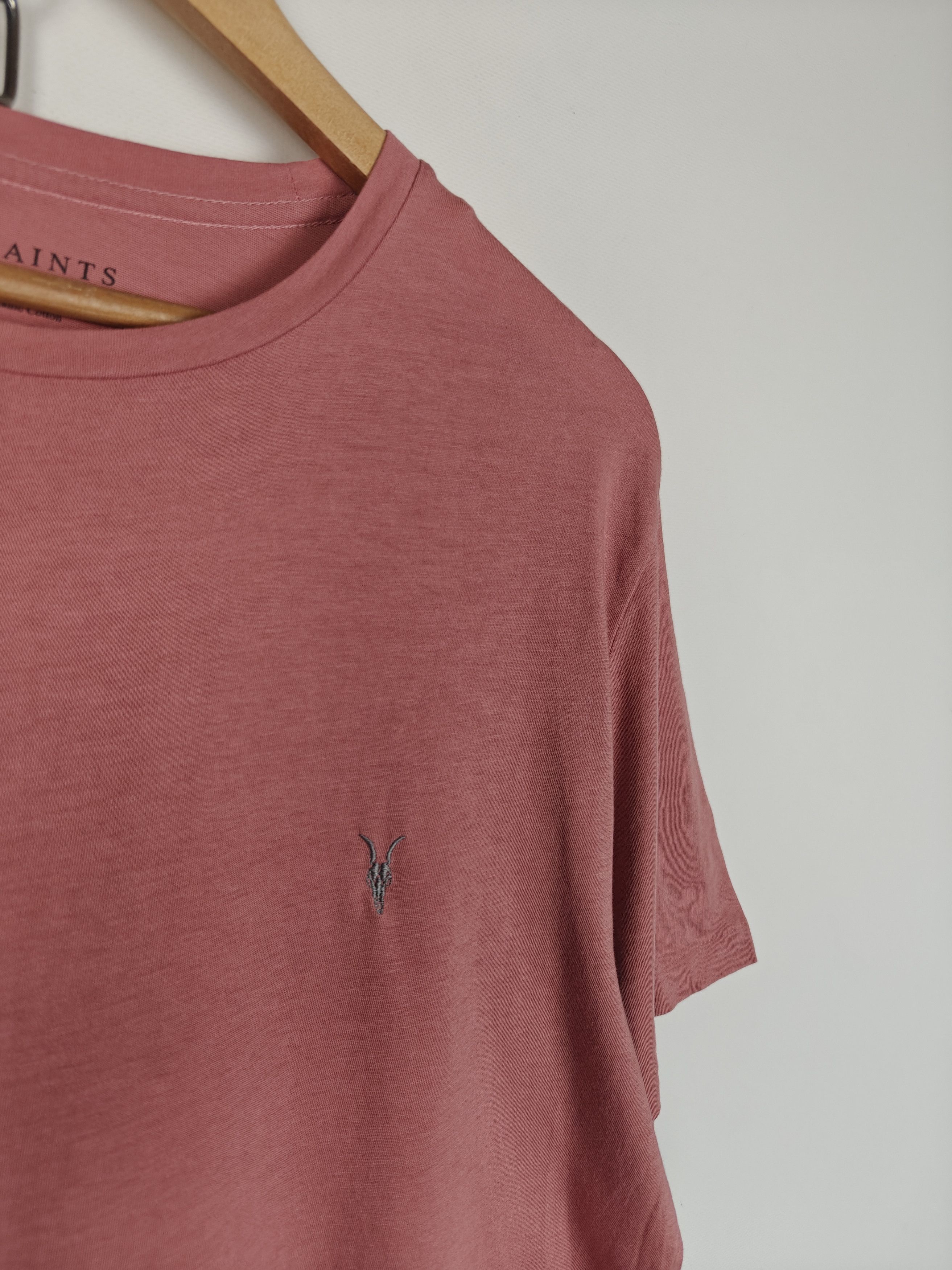 Allsaints Allsaints Tonic Crew T-Shirt Pink Peach Tee size L Size US L / EU 52-54 / 3 - 4 Thumbnail