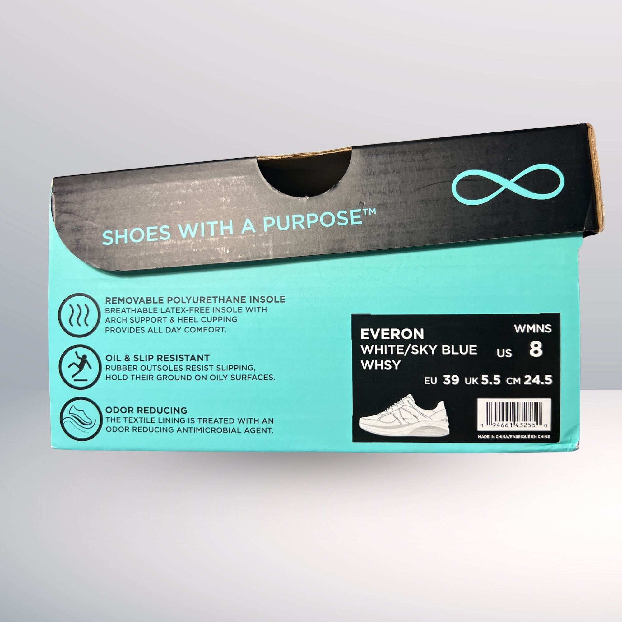 Other Infinity Everon Sneakers White/Sky Blue Womens Size 8 Breath Size US 8 / IT 38 - 5 Thumbnail