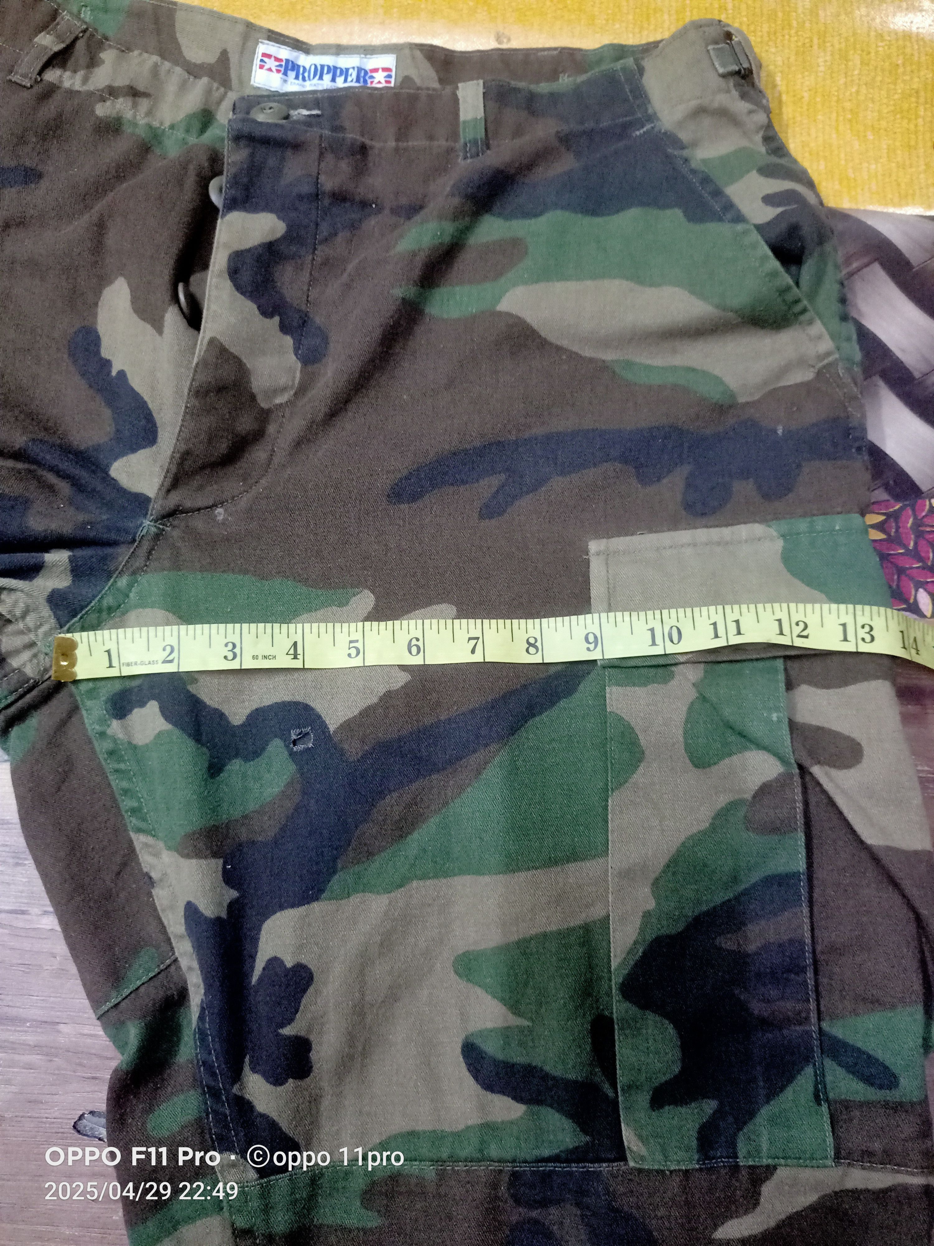 Designer × Vintage Camoflage Woodlands Vintage PRoPper Size US 37 - 15 Thumbnail