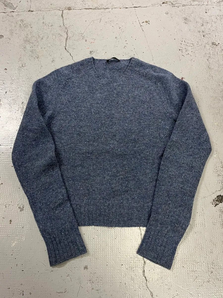 Prada 2000s Prada Wool Blue Crewneck Sweater Size US S / EU 44-46 / 1 - 4 Thumbnail