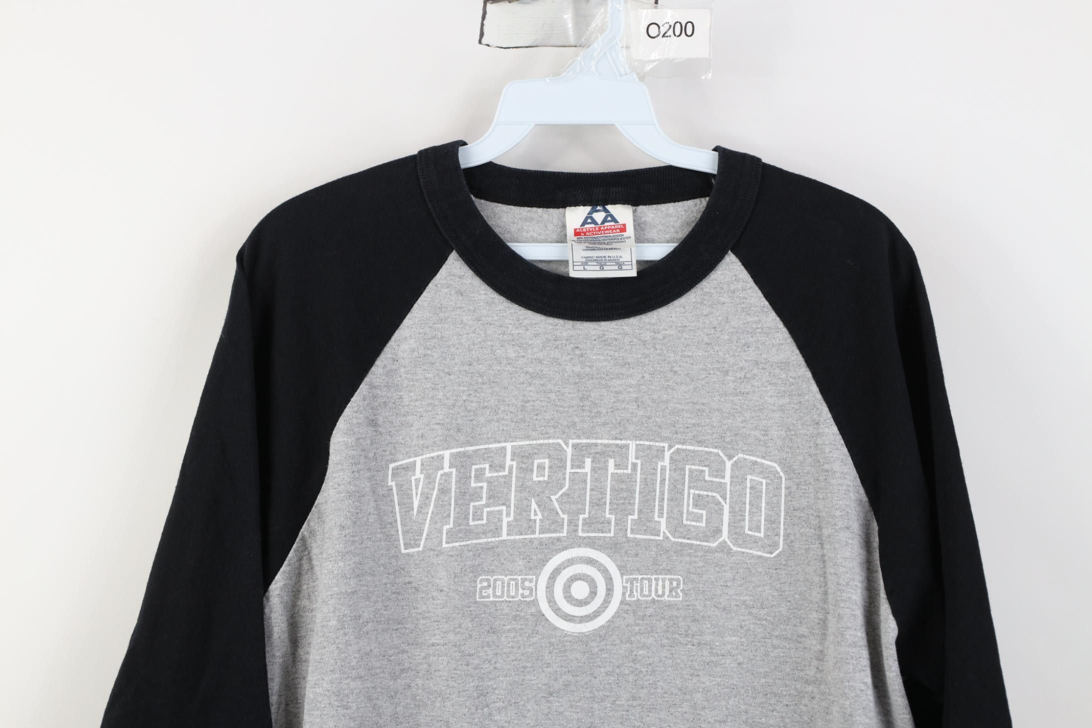 Vintage Vintage Y2K Vertigo 2005 Tour U2 Band 3/4 Sleeve T-Shirt Size US L / EU 52-54 / 3 - 2 Thumbnail