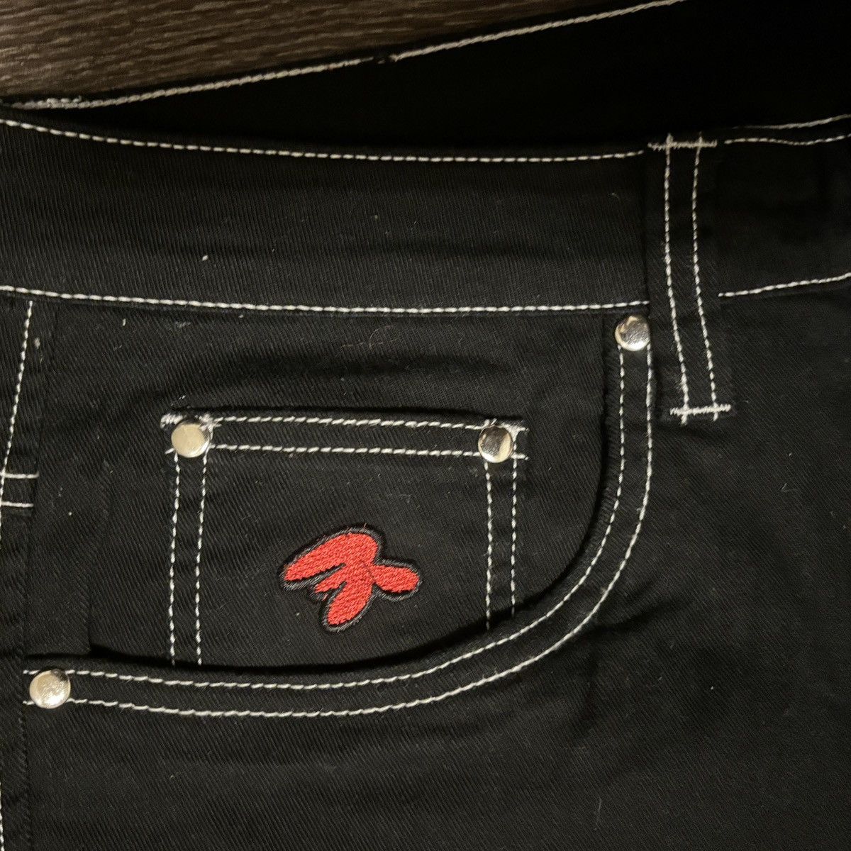 Other Salem7 Pentagram Black Denim Jeans Size US 30 / EU 46 - 5 Thumbnail