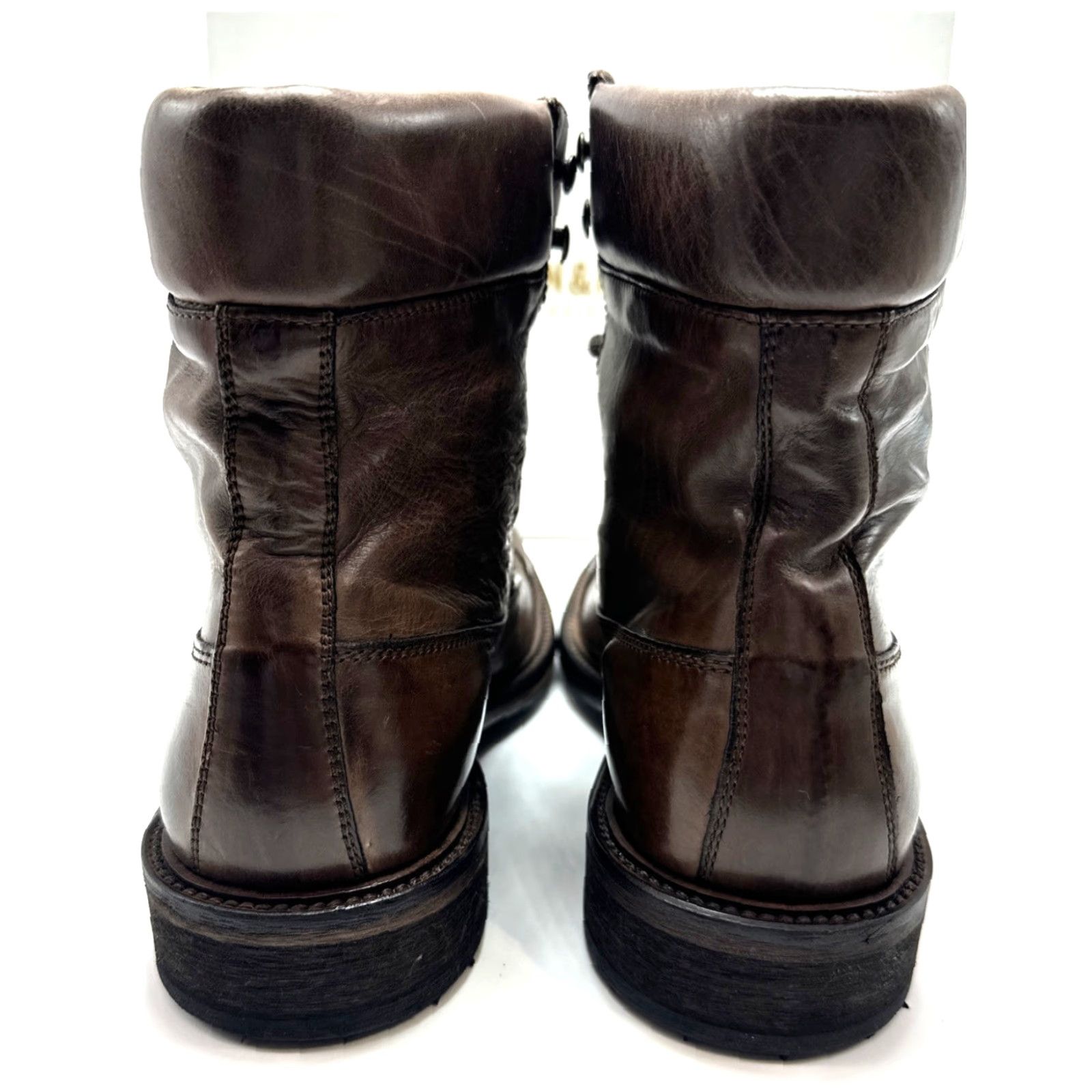 Johnston & Murphy Johnston & Murphy Lofting Cap Toe Boots M Dark Tan, 8, Leather, Distressed, Kanes 20-8856, Men, Boots Size ONE SIZE - 4 Thumbnail