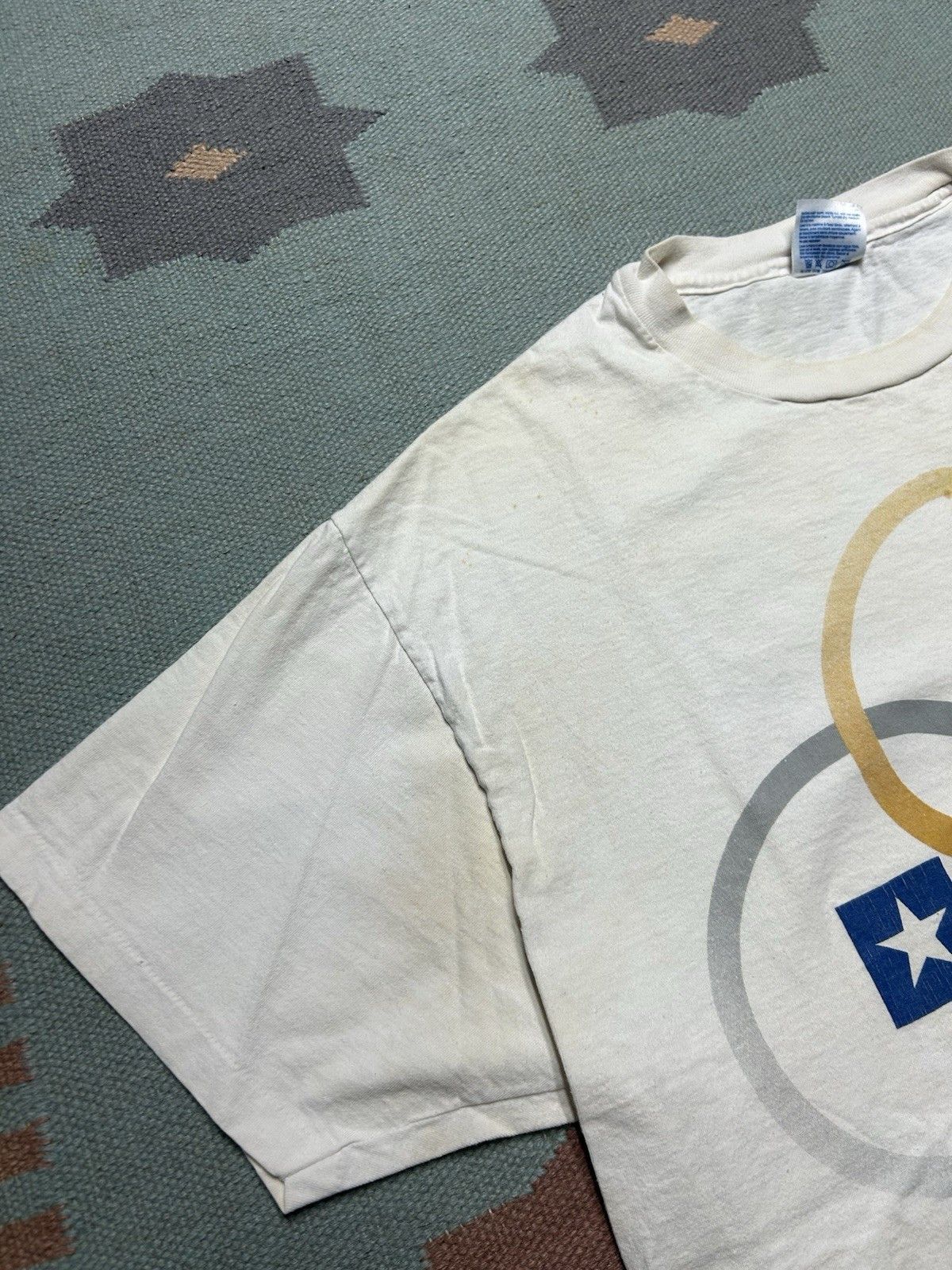 Vintage Vtg 90s t shirt USA Olympics 1996 100 years grunge Hanes XL Size US XL / EU 56 / 4 - 6 Thumbnail