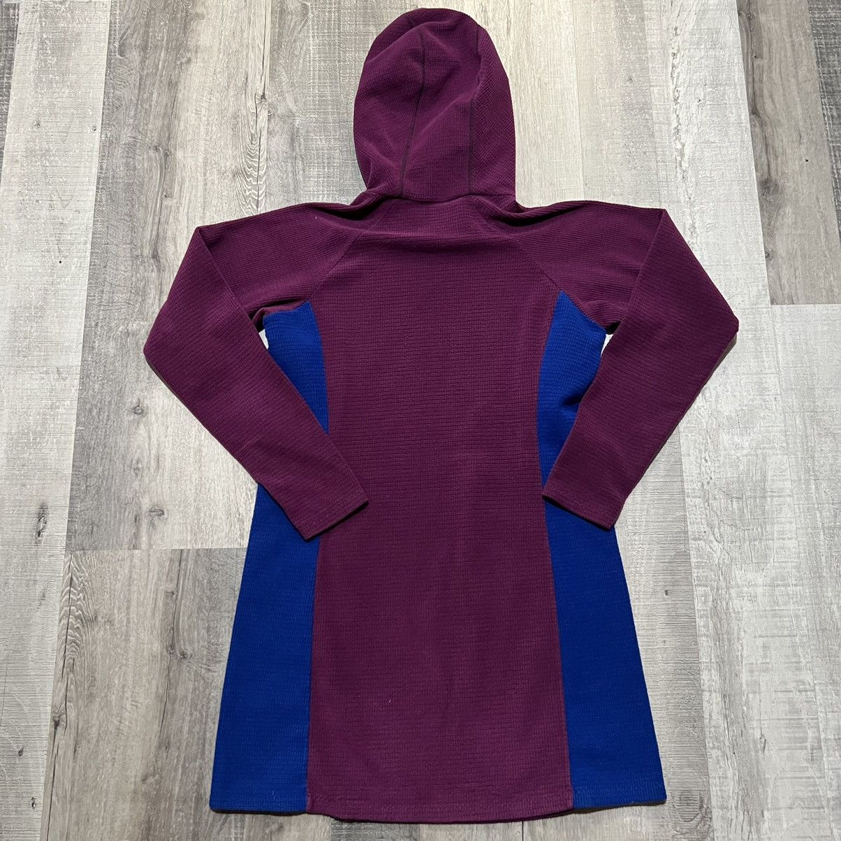 Melanzana Melanzana Micro Grid V2 Blue/Purple Hooded Outdoor Dress Size L / US 10 / IT 46 - 4 Thumbnail