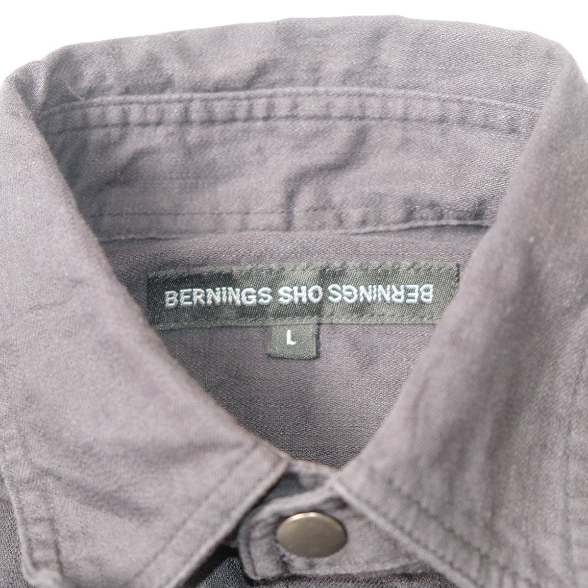 Japanese Brand Bernings Sho punk graphic print button-up shirt Size US M / EU 48-50 / 2 - 6 Thumbnail