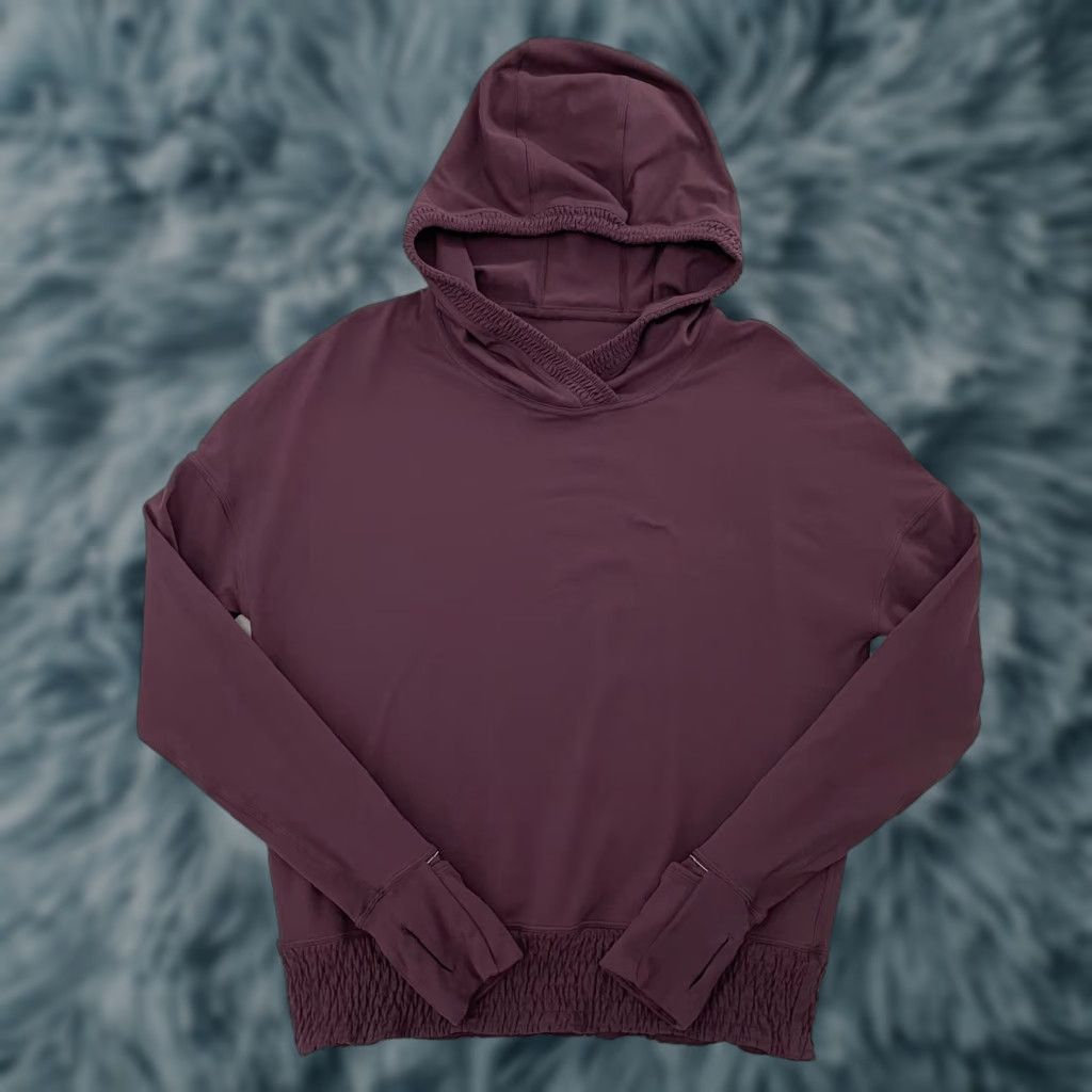 Lululemon VINTAGE Lululemon Hoodie Pullover Womens Medium Purple Long Sleeve Athletic Casual Size S / US 4 / IT 40 - 1 Thumbnail