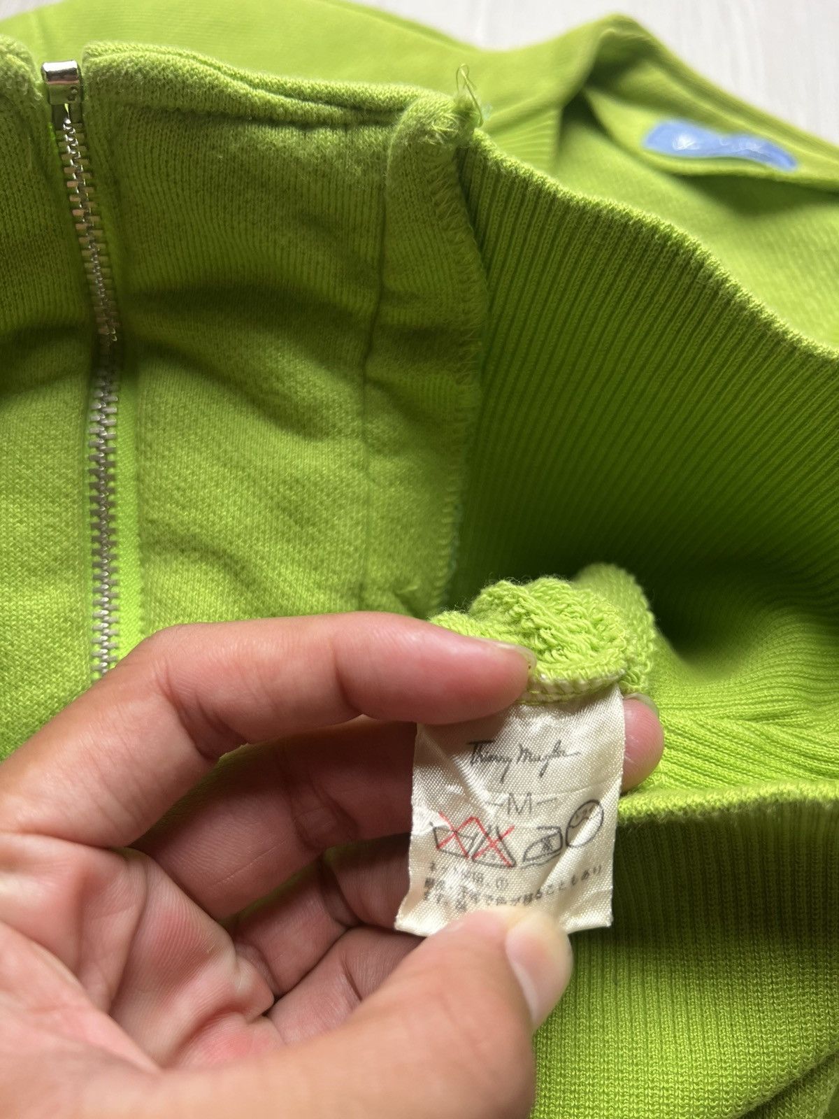 Vintage Thierry Mugler Lime Green Cropped Jacket